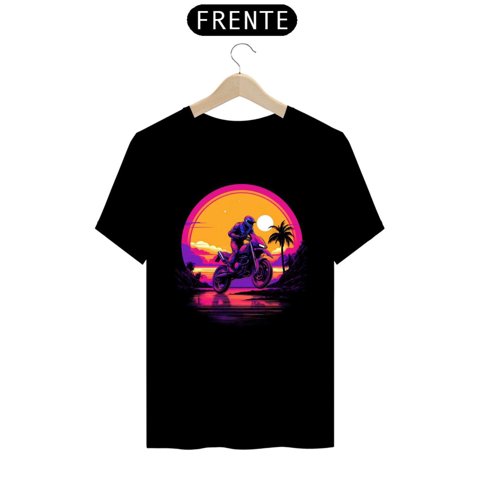 Moto Por do Sol Vintage