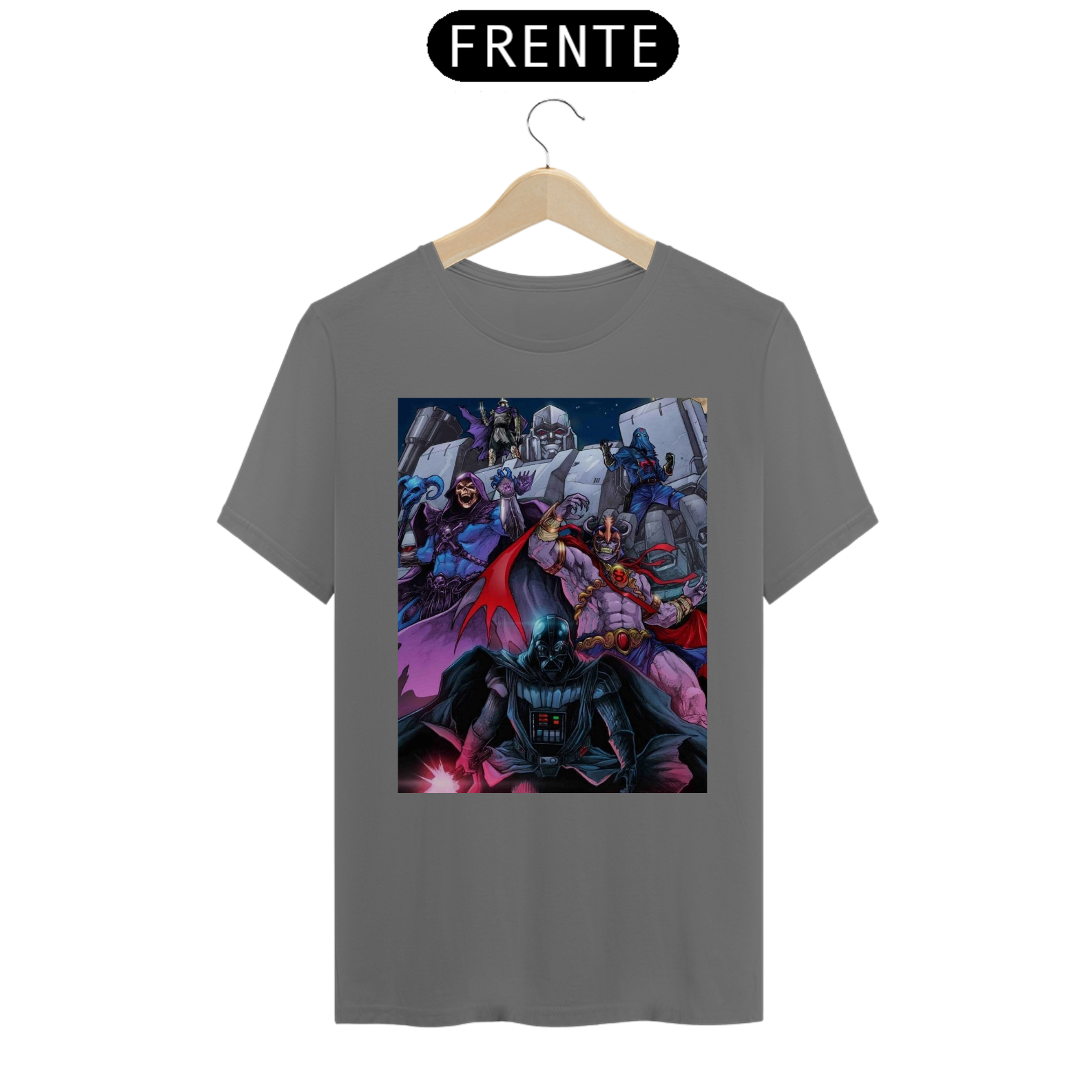 Camiseta T-Shirt Estonada Vilões Anos 80 