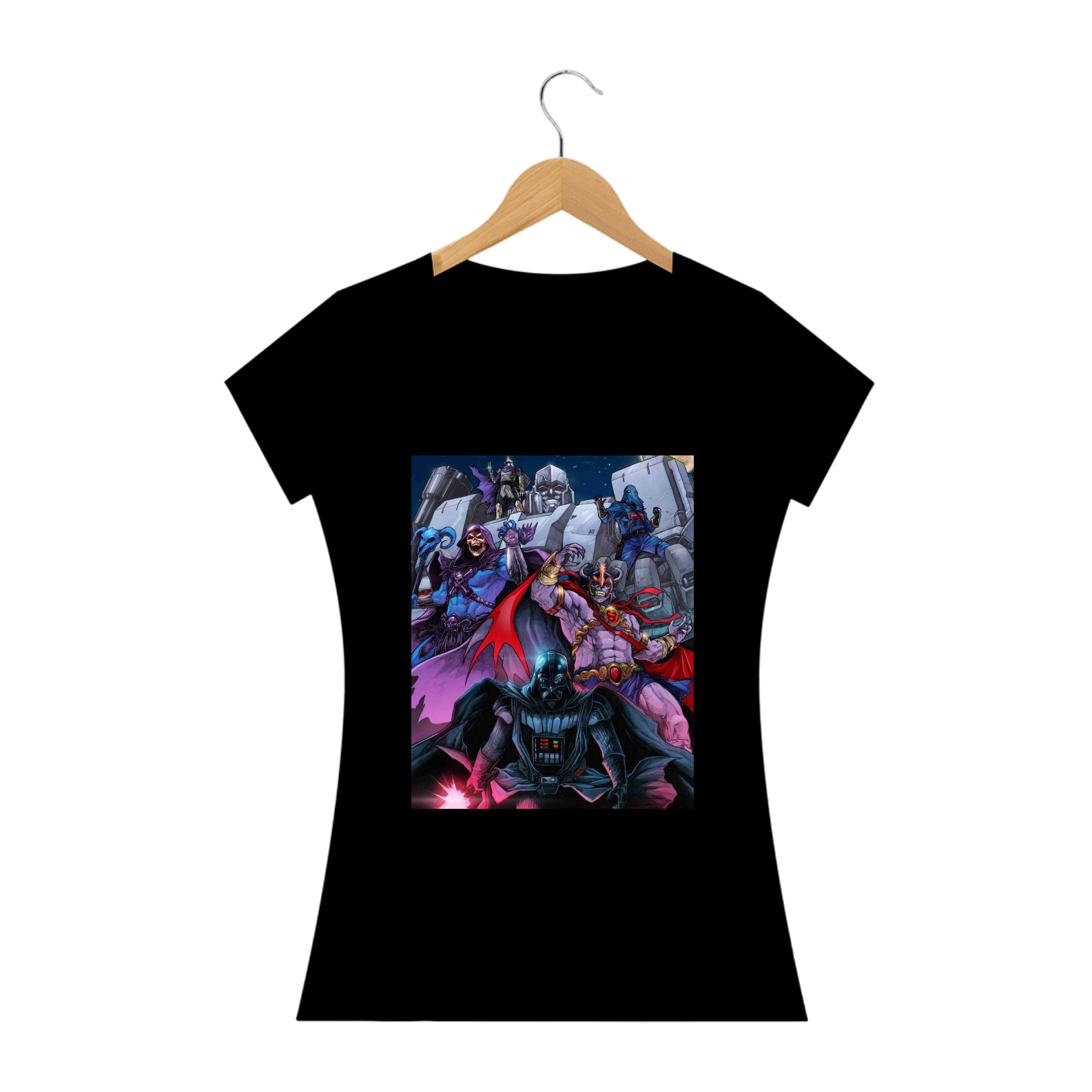 Camiseta Baby Long Quality Viloes Anos 80 