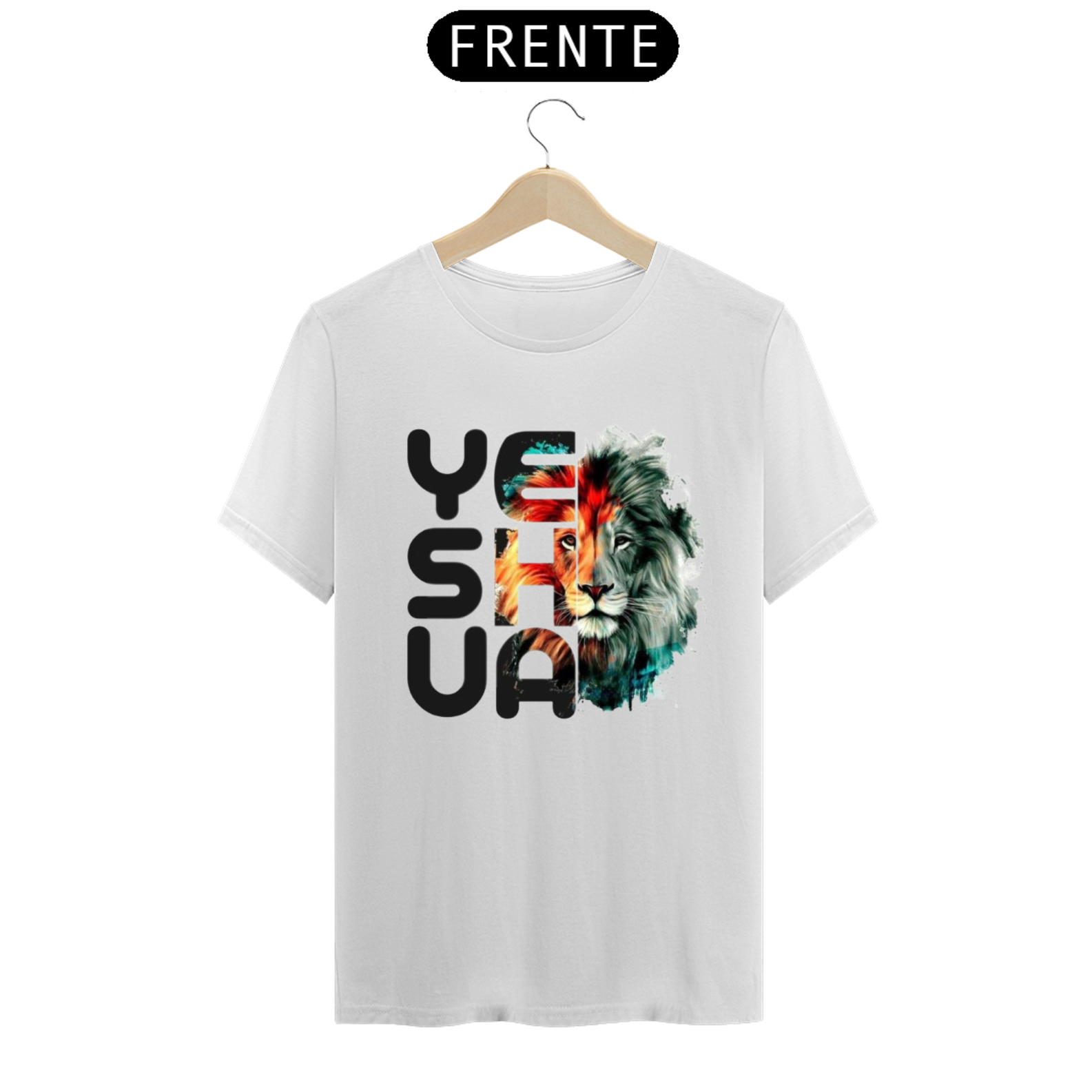 T-Shirt Classic - Yeshua E O Leão De Judá