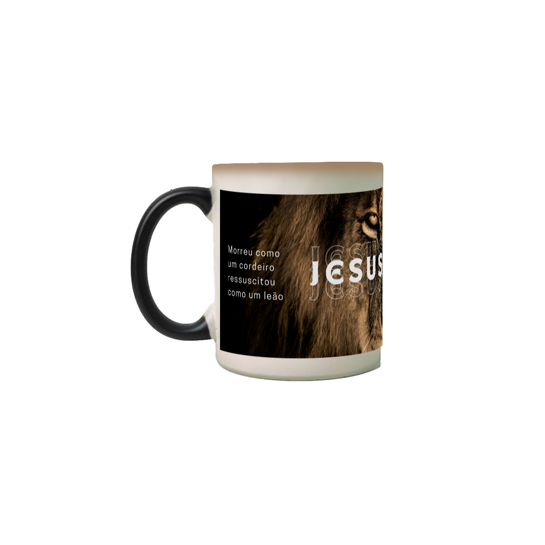 Caneca Mágica Ressuscitou Como Um Leão