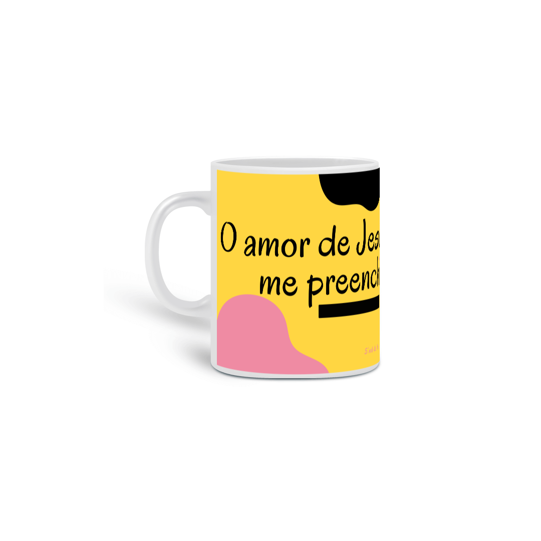 Caneca De Cerâmica Amor De Jesus