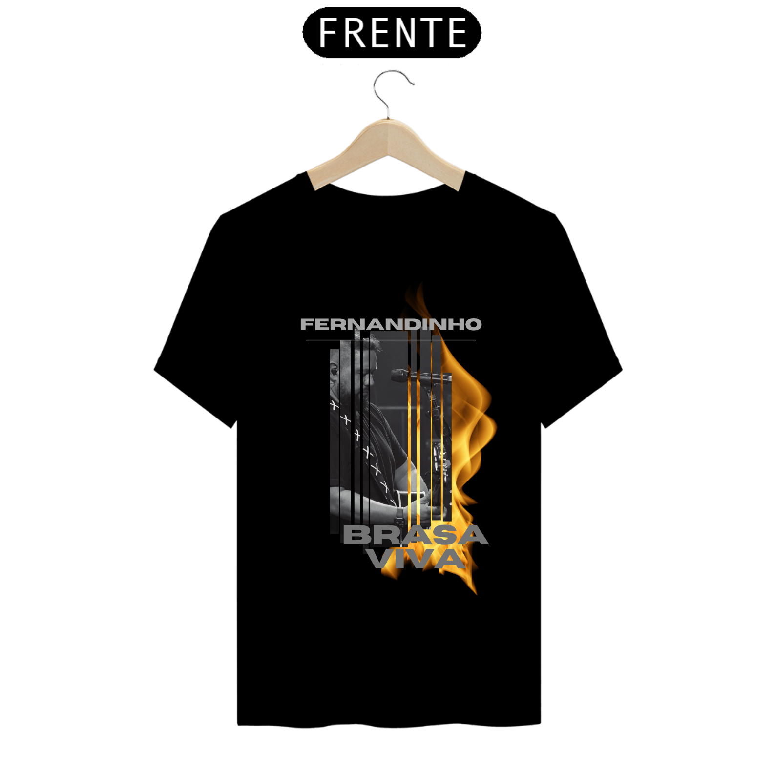 Nome do produto: T-Shirt Classic - Fernandinho Brasa Viva