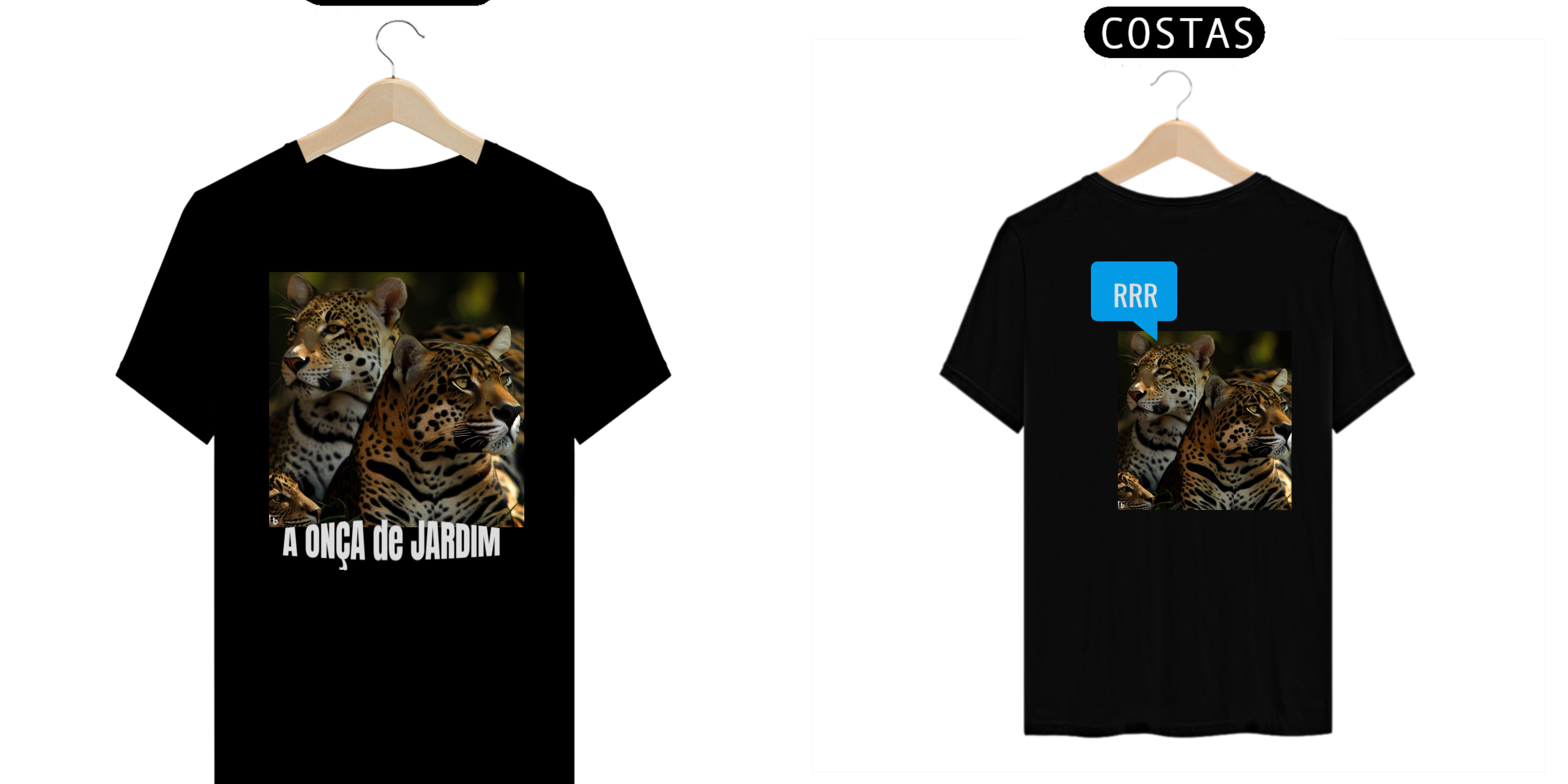 Nome do produto: CAMISETA ONÇA