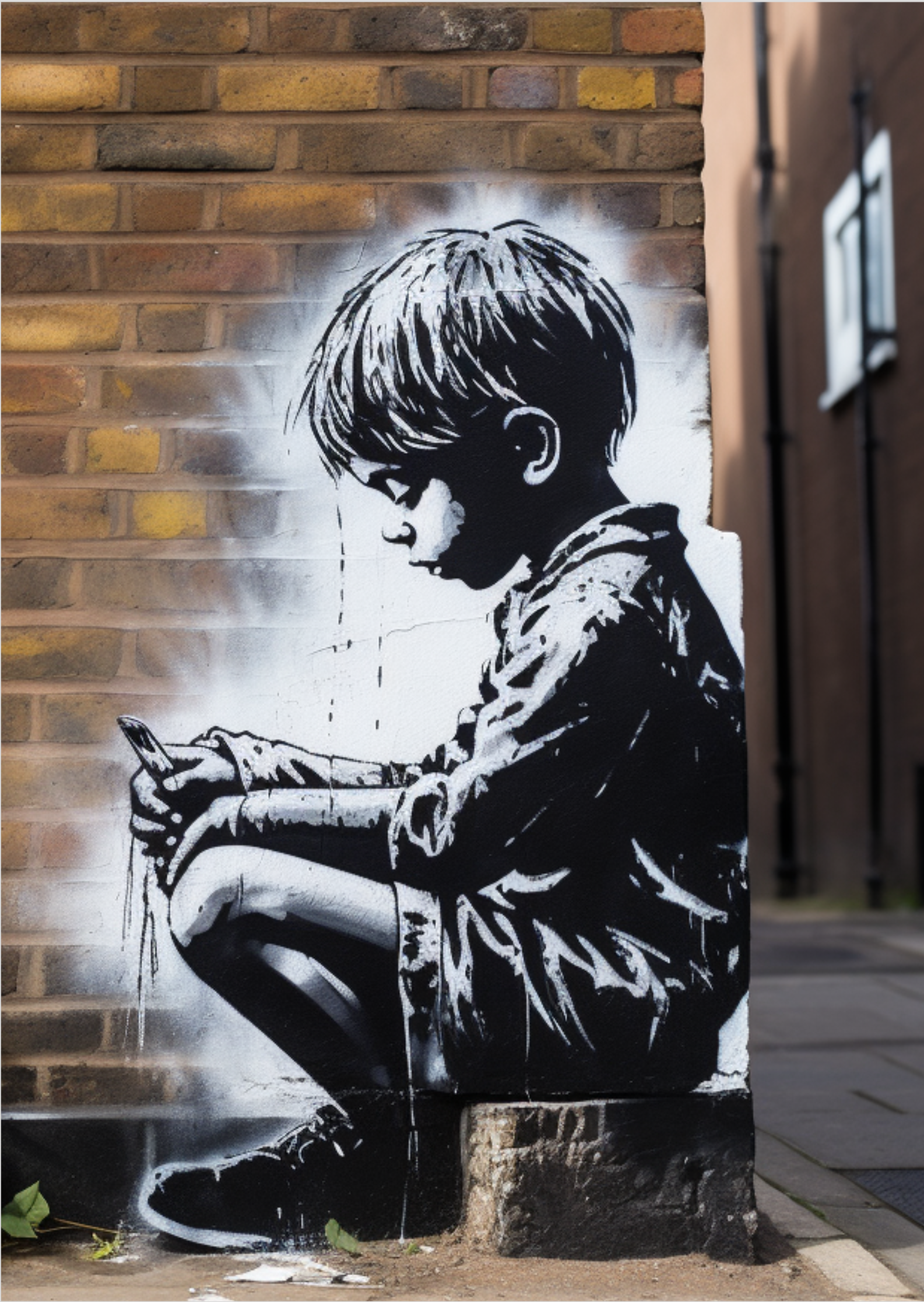 Nome do produto: Quadro Garoto chorando