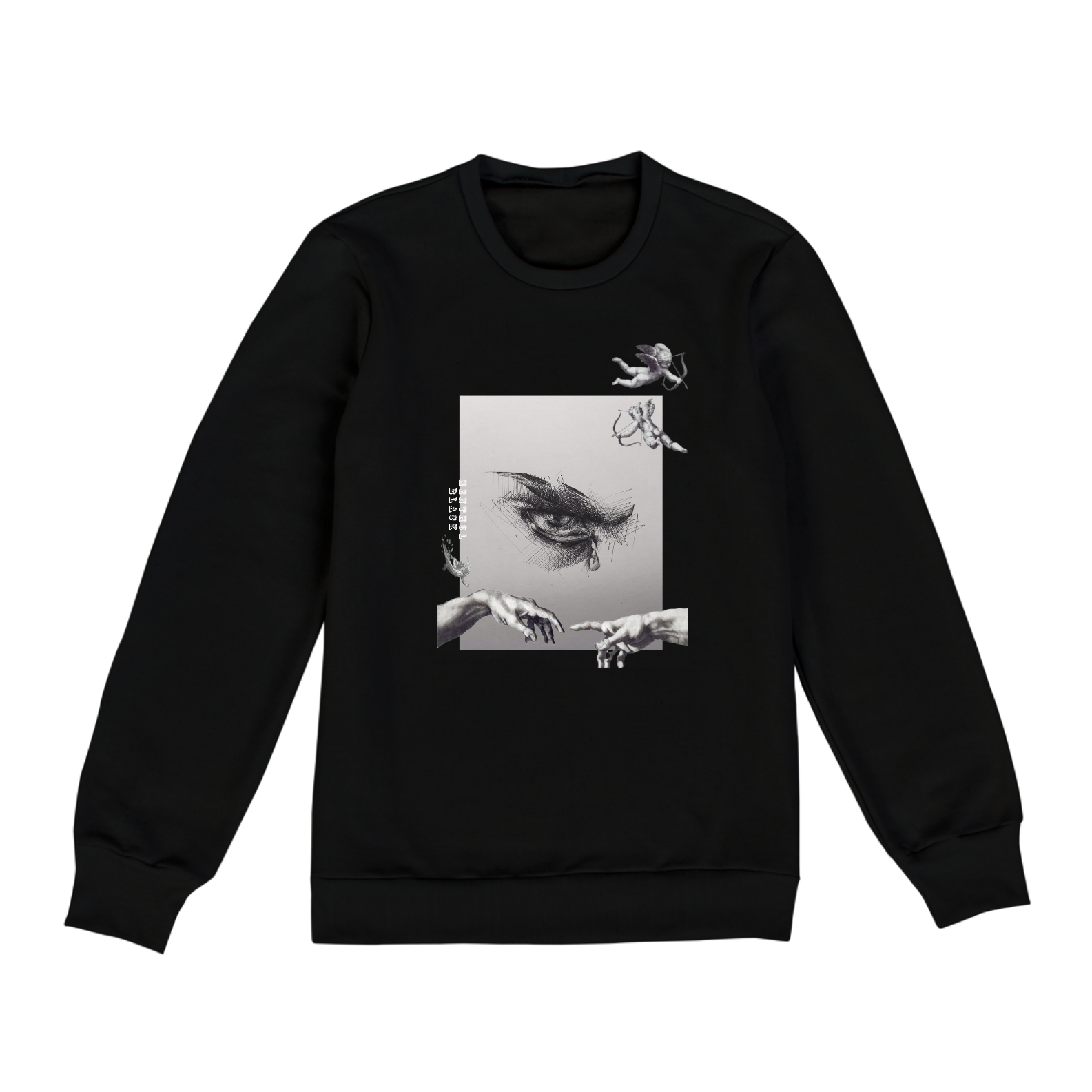 Moletom fechado UNISSEX - Menthol Black 