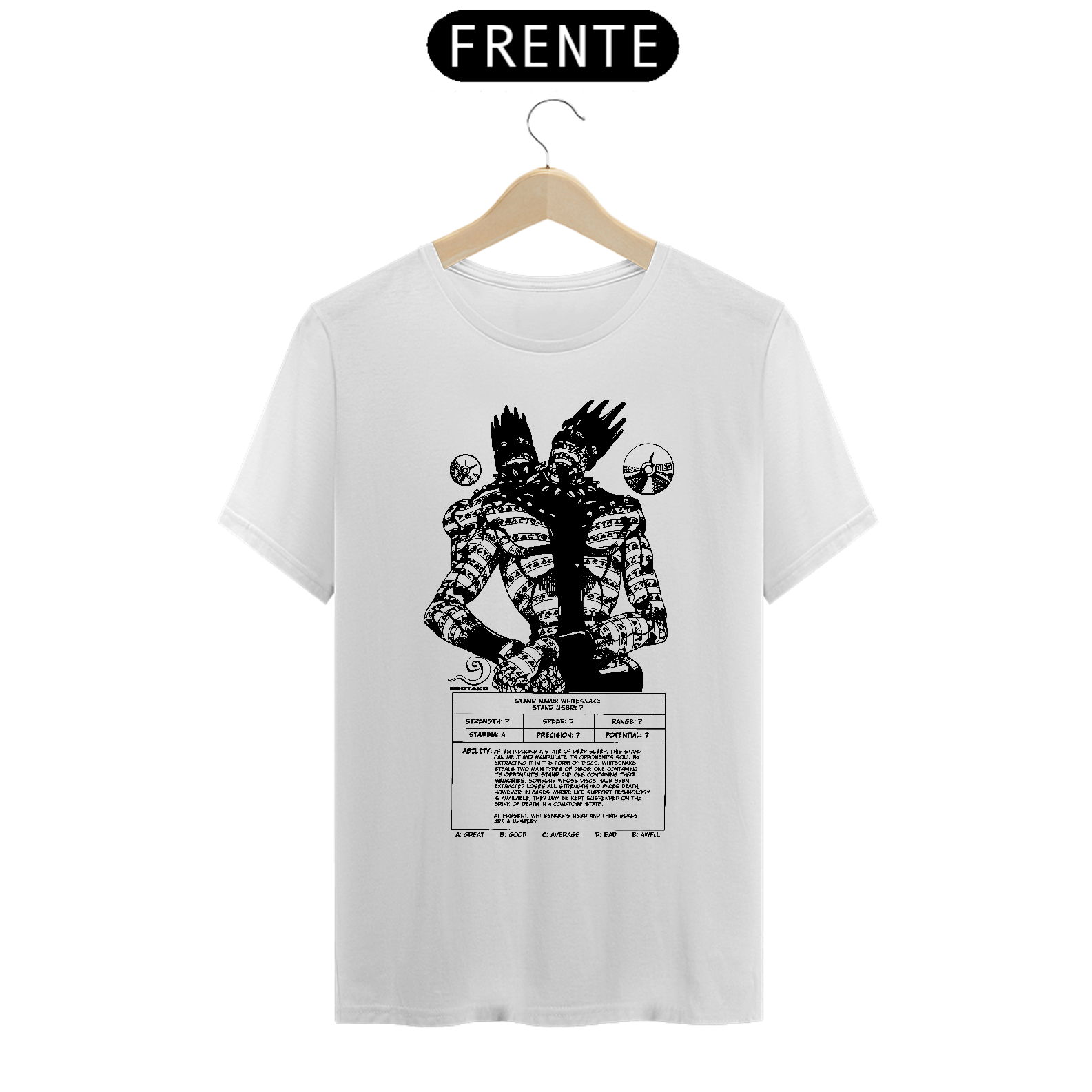 Camiseta W Snake Frente 