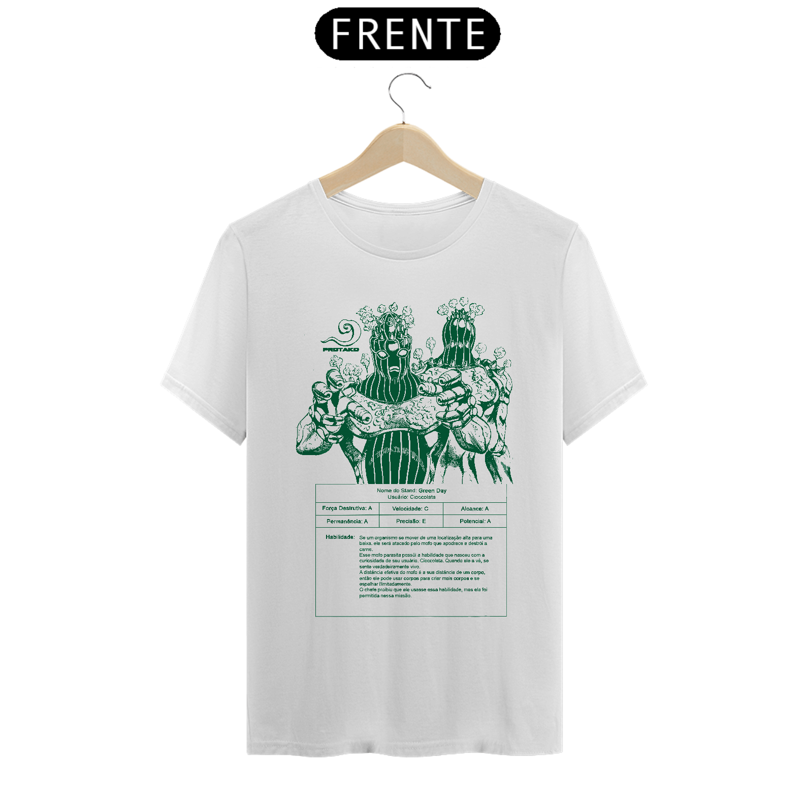 Camiseta Green Days Frente