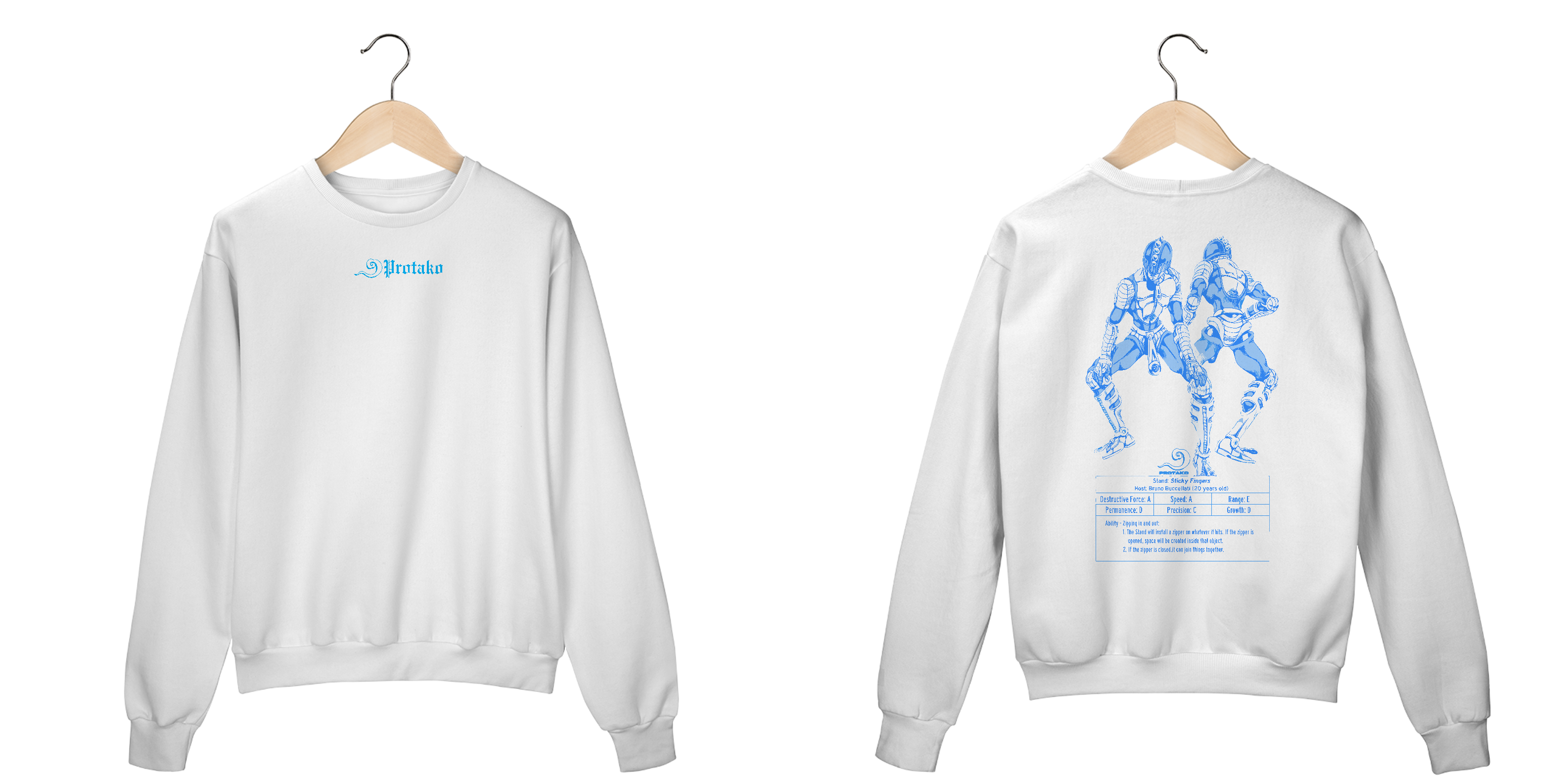 Moletom Fechado Unisex Ziper Frente Costas