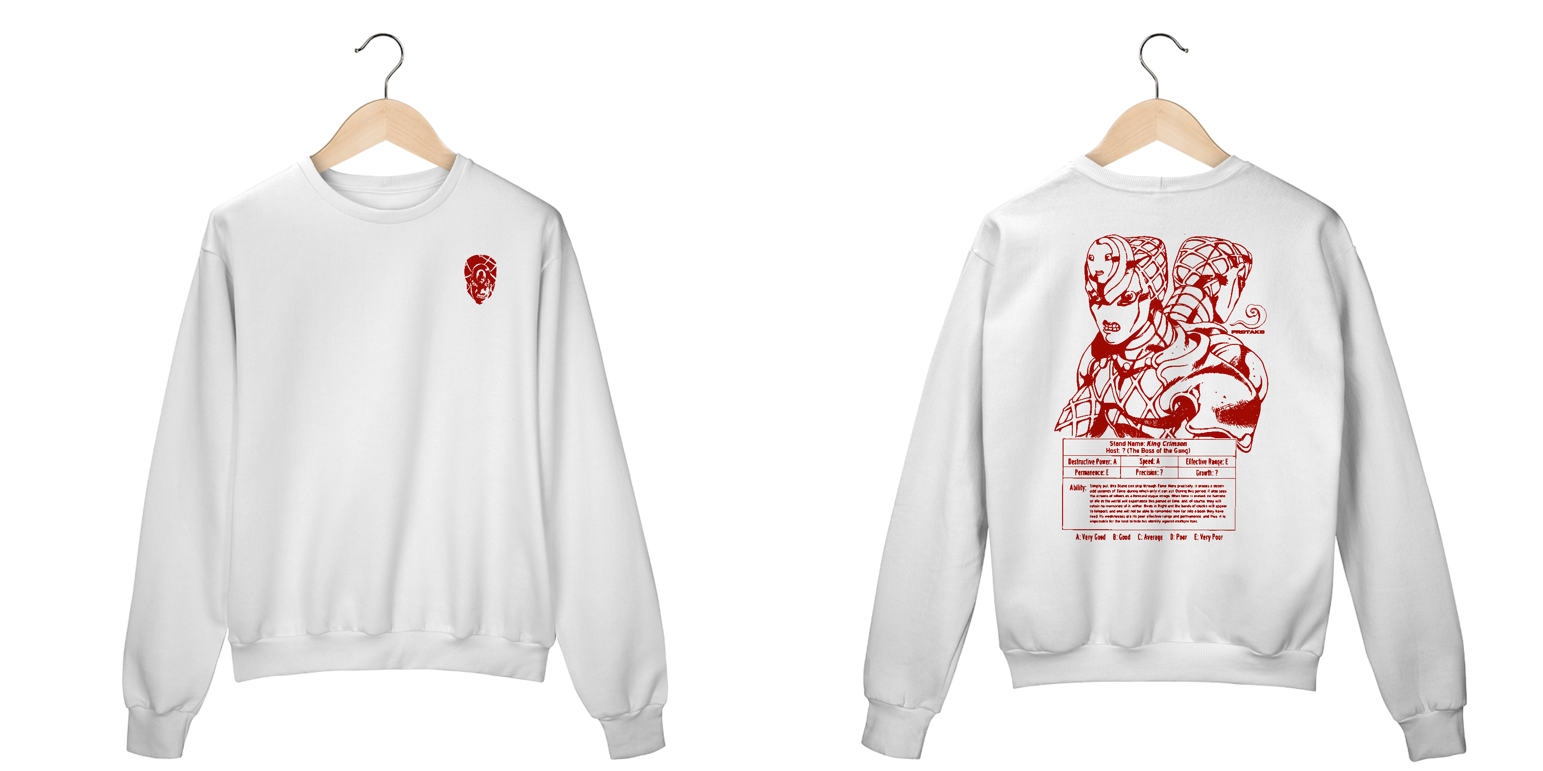 Moletom Fechado Unisex Time Erase Frente Costas