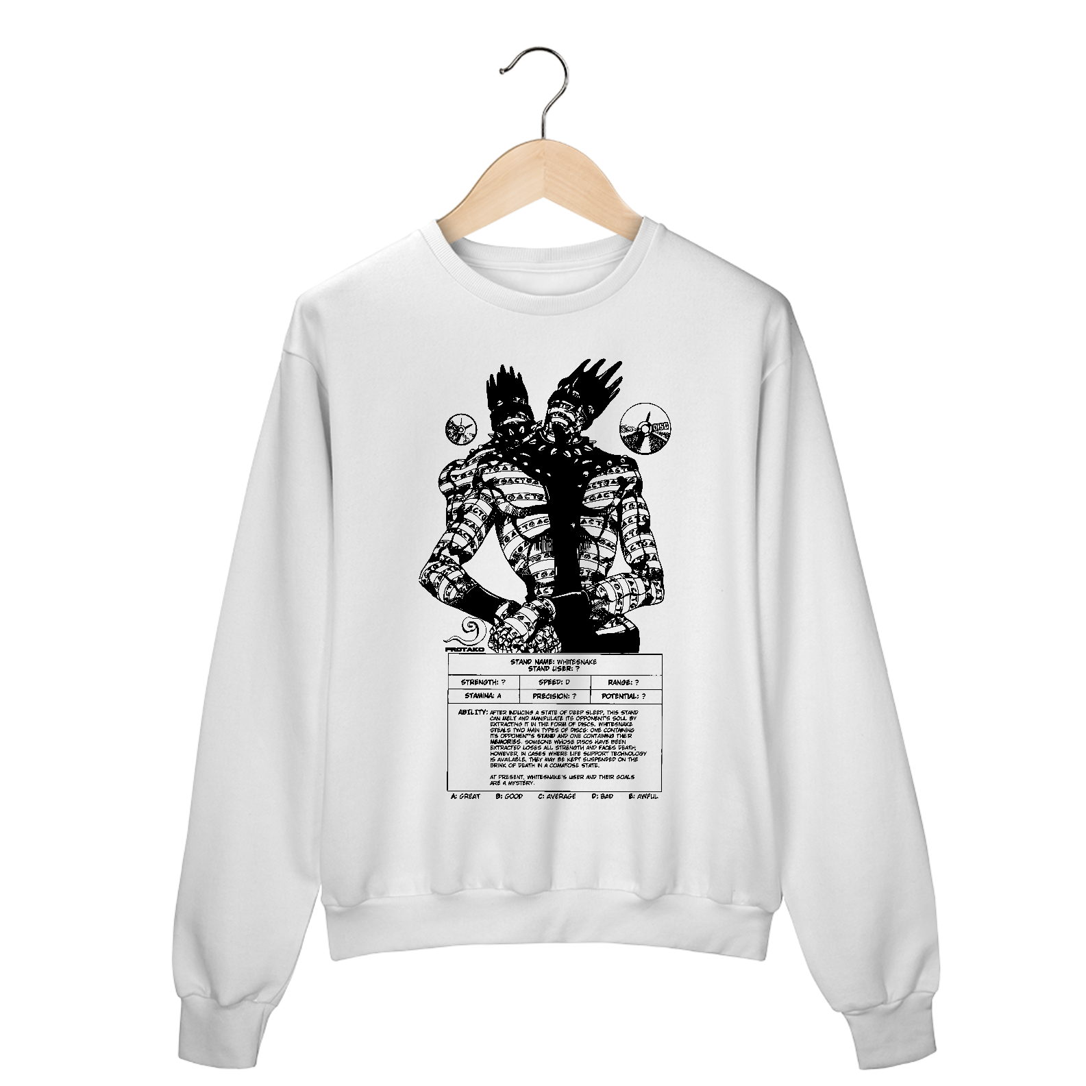 Moletom Fechado Unisex W Snake Frente 