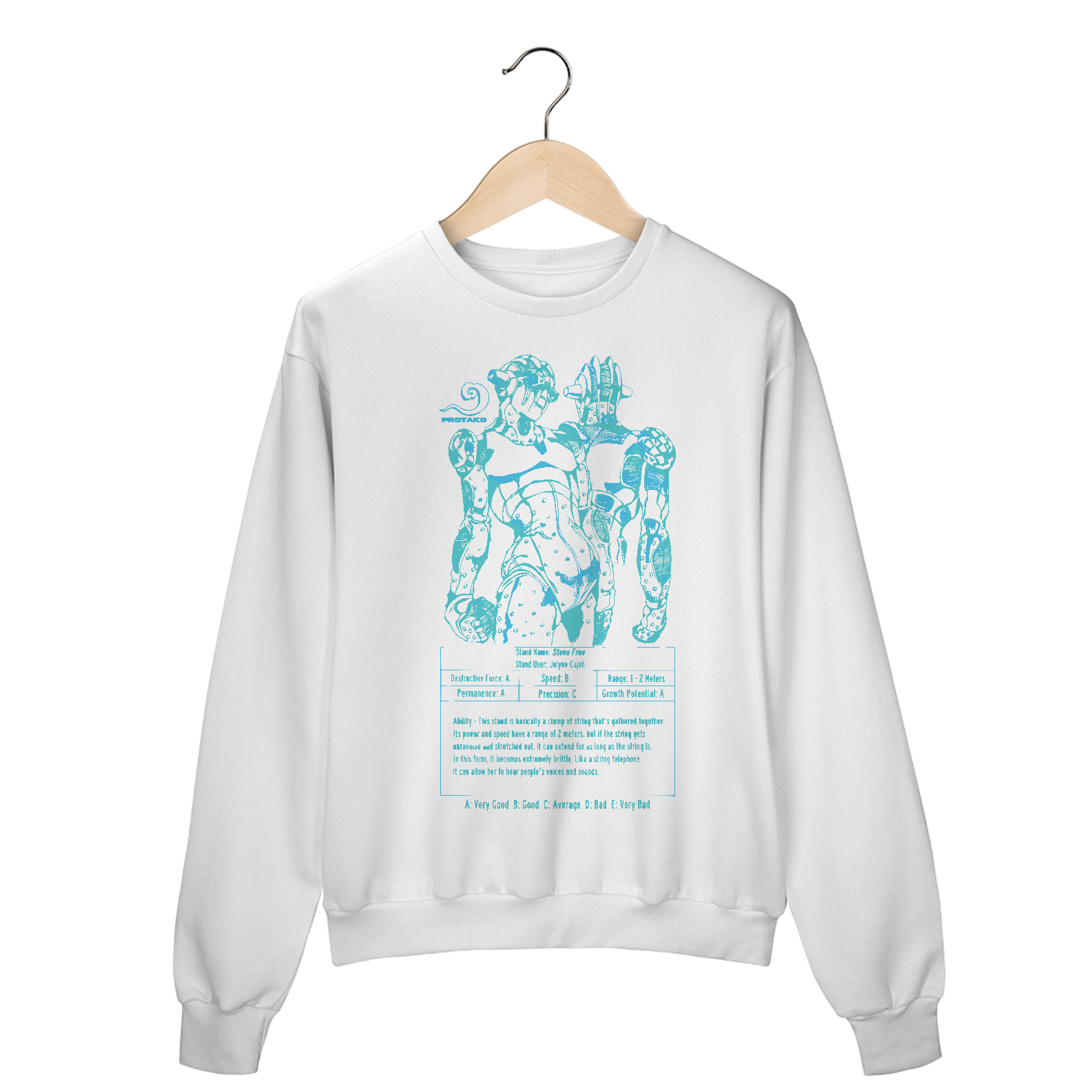 Moletom Fechado Unisex Jolyne Frente 