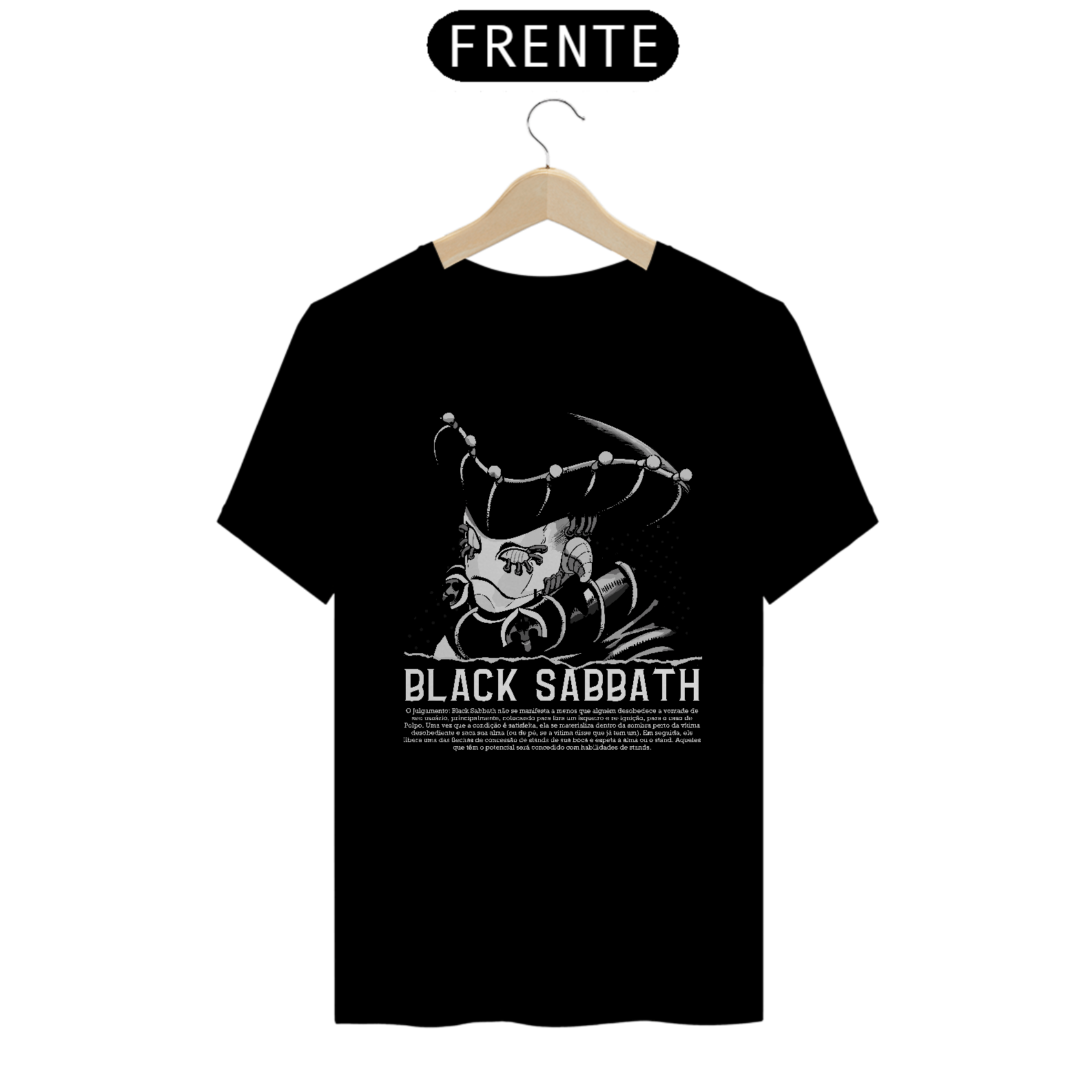 Nome do produto: Camiseta Black S Frente