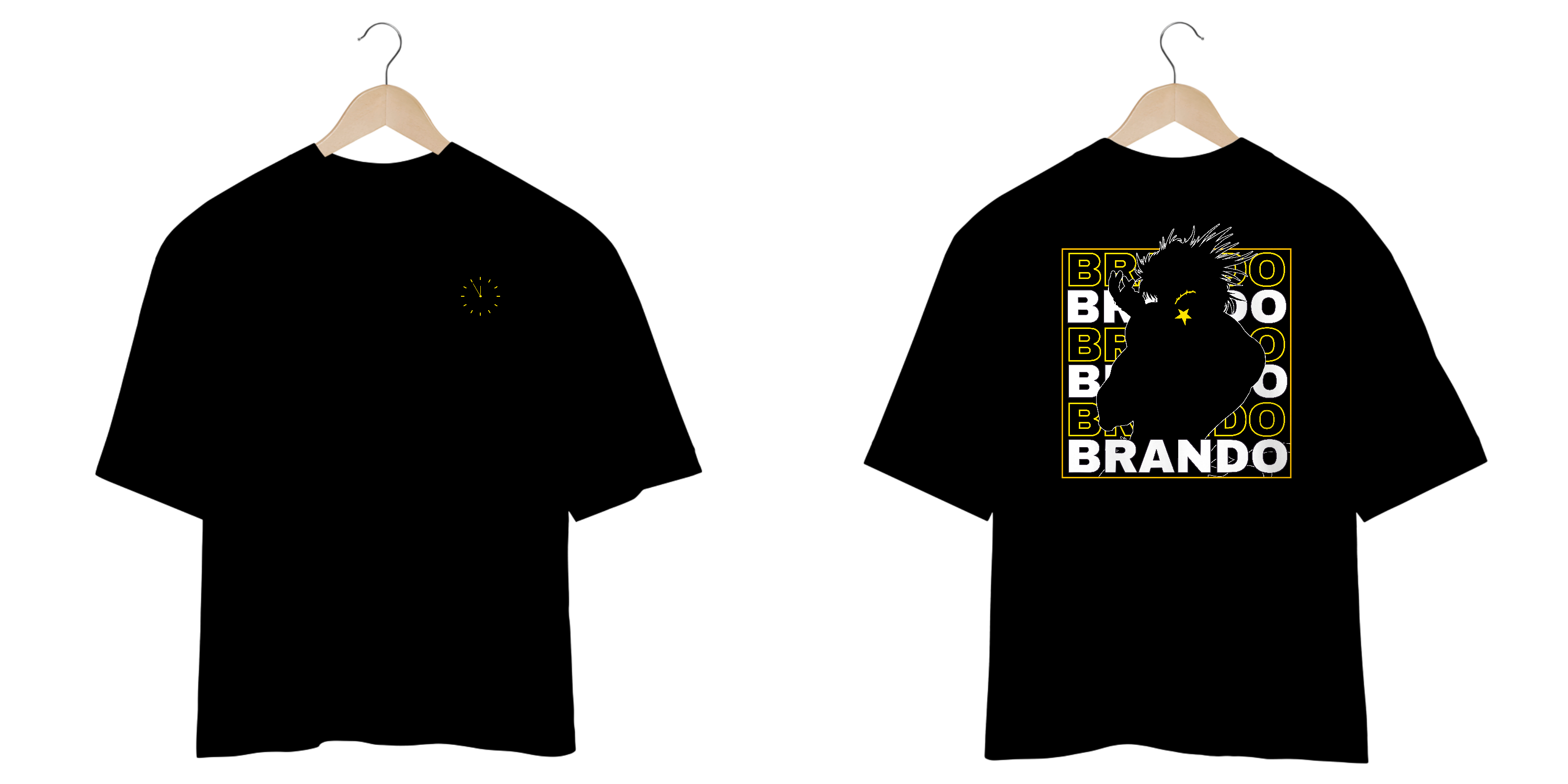 Camiseta Oversized Dio Frente Costas