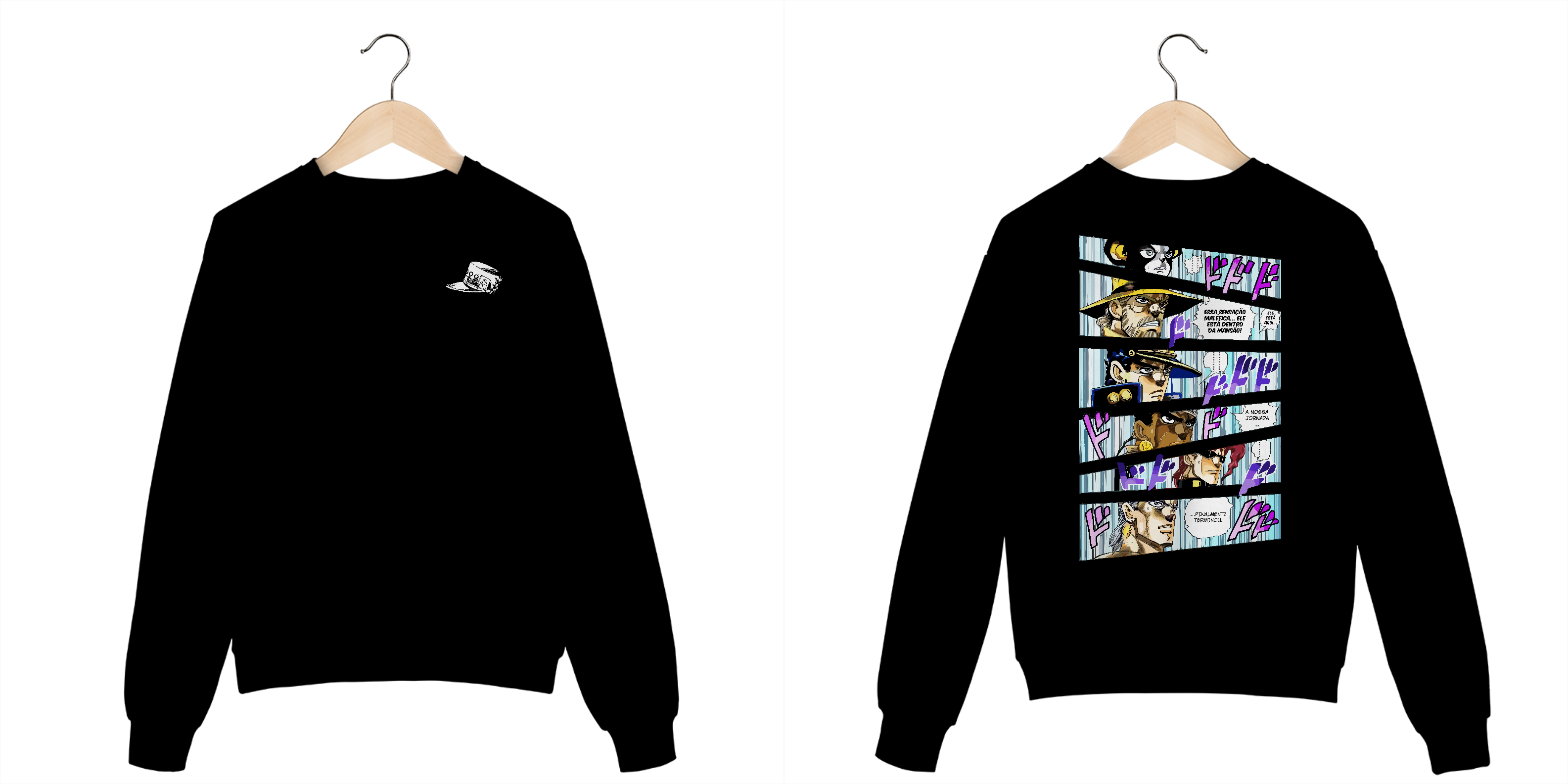 Nome do produto: Moletom Fechado Unisex Cruzeders Frente Costas