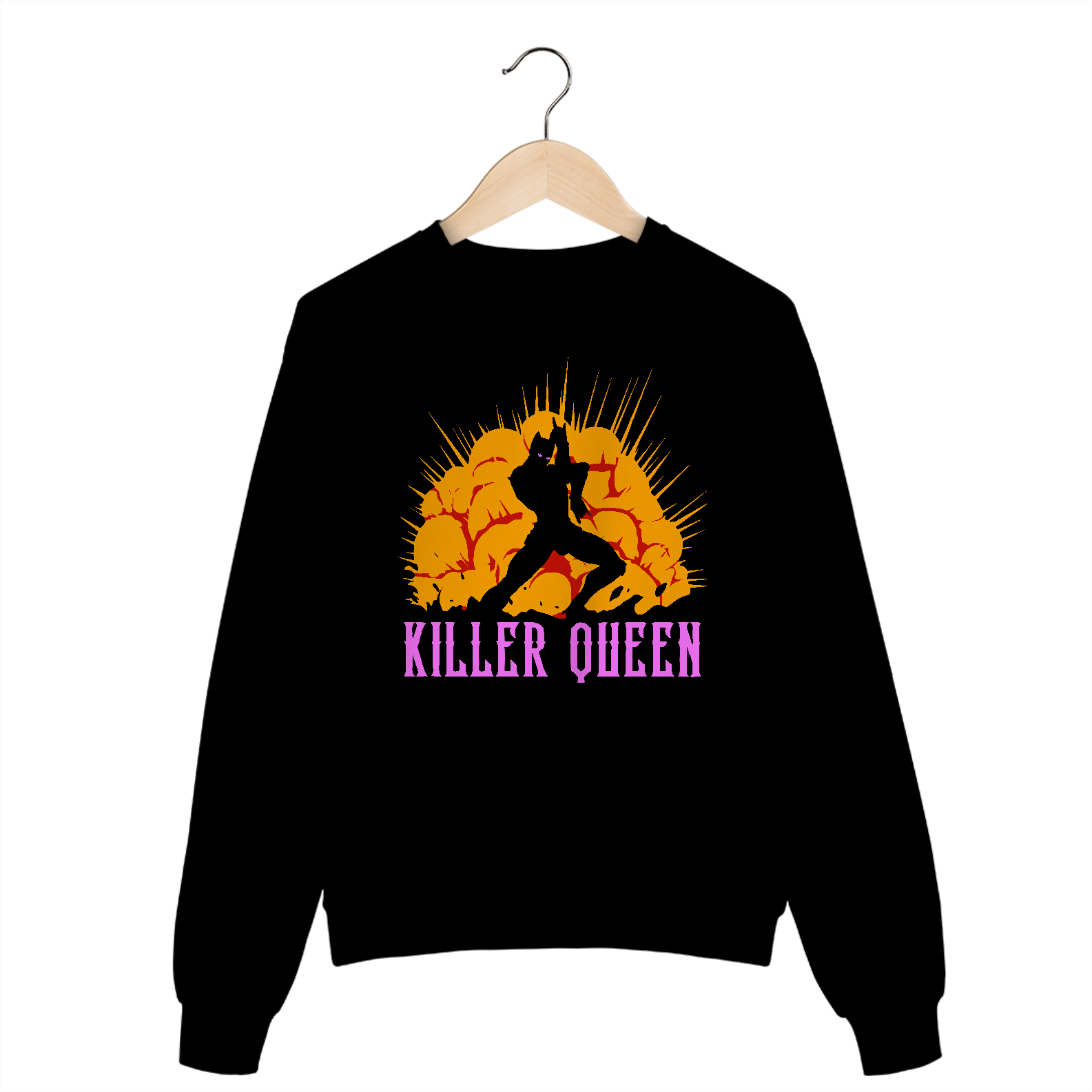 Nome do produto: Moletom Fechado Unisex Queen Frente 