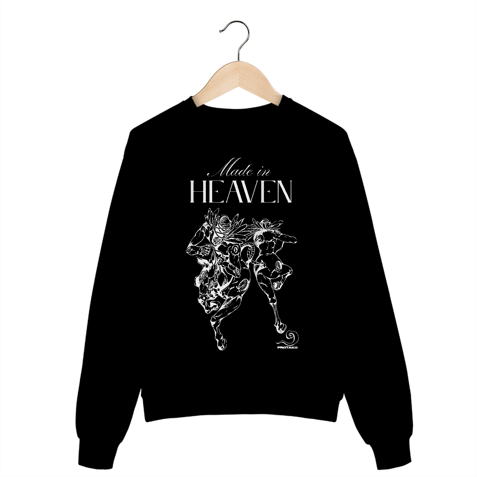 Nome do produto: Moletom Fechado Unisex Made In Heaven Frente