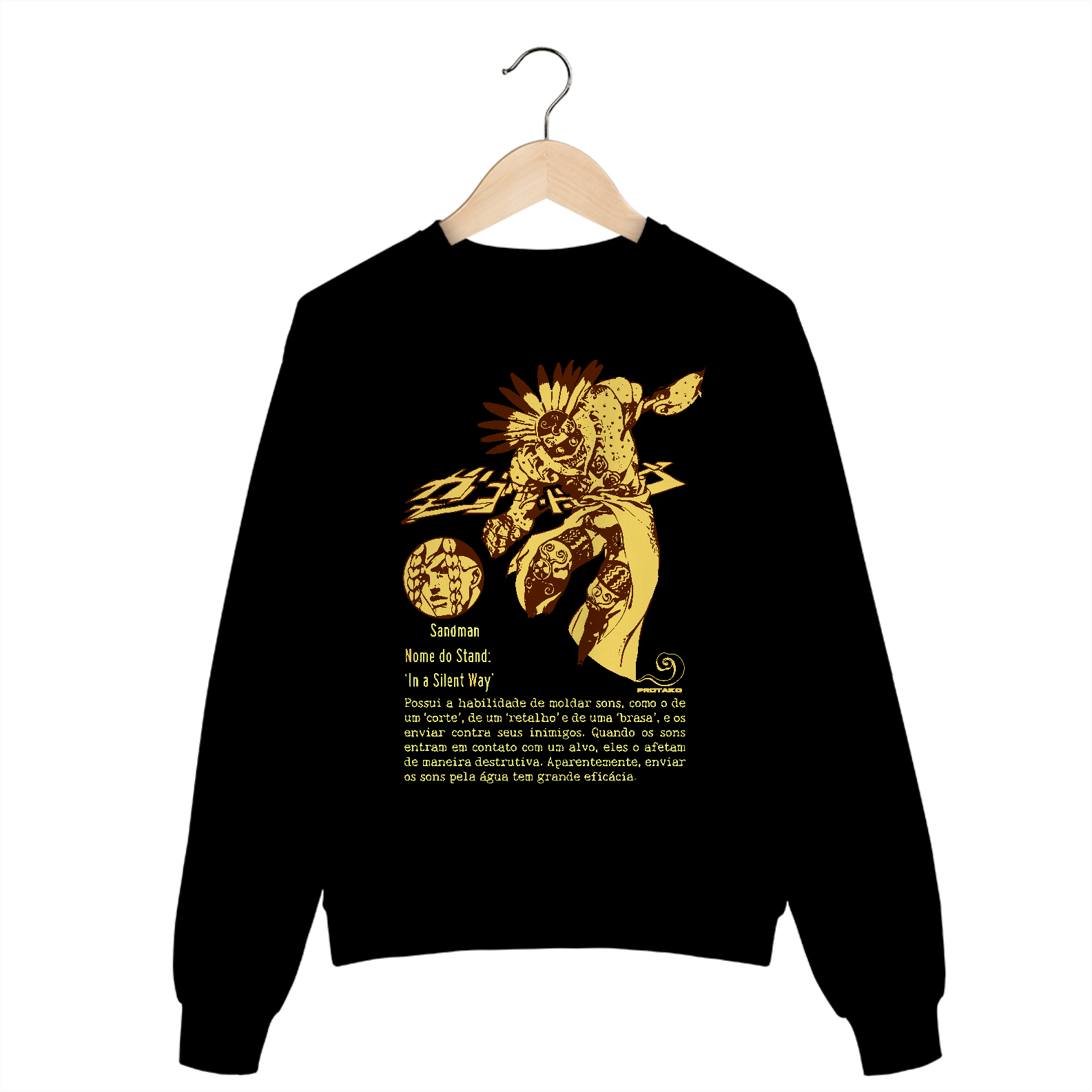 Moletom Fechado Unisex Sandman Frente 