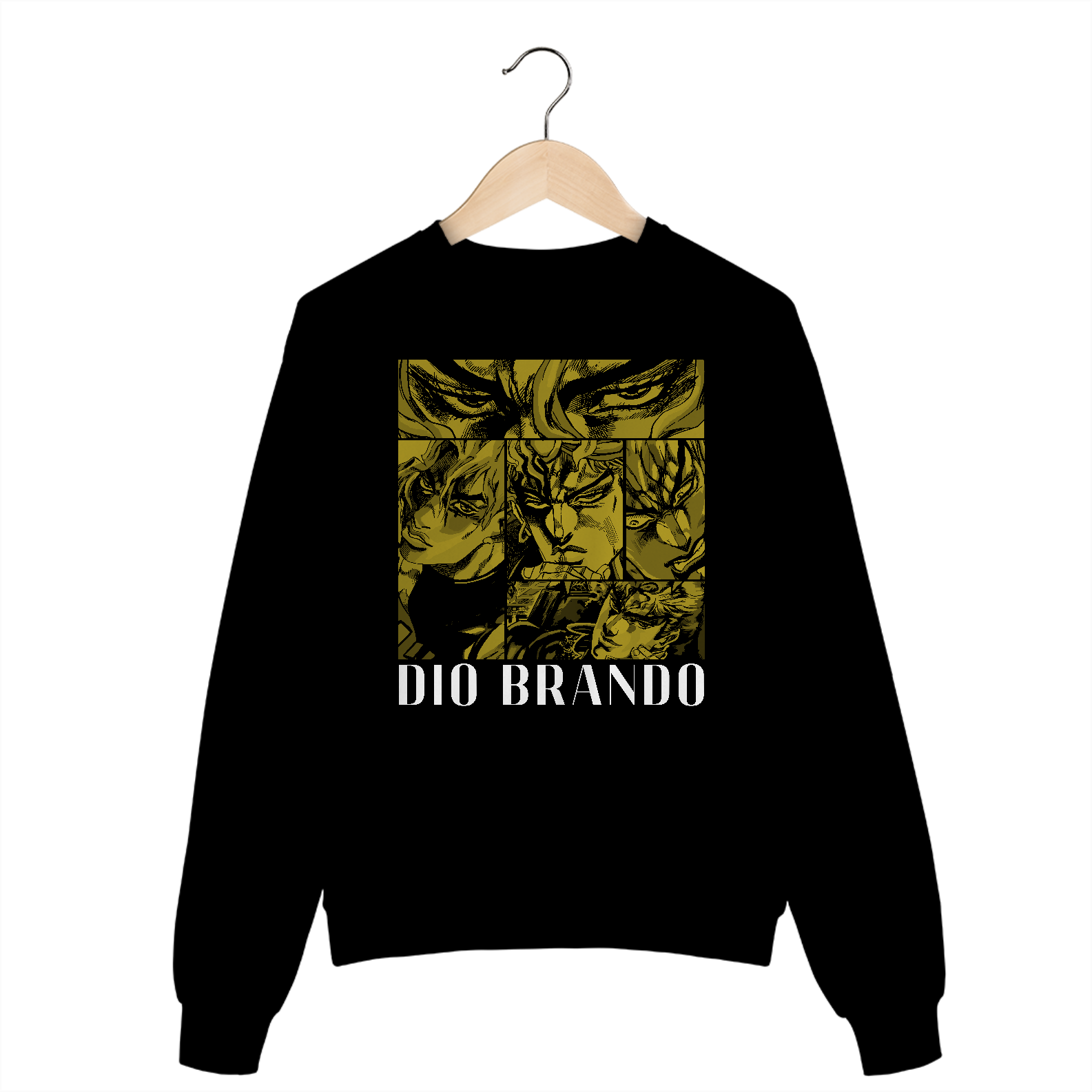 Moletom Fechado Unisex Dio Frente 