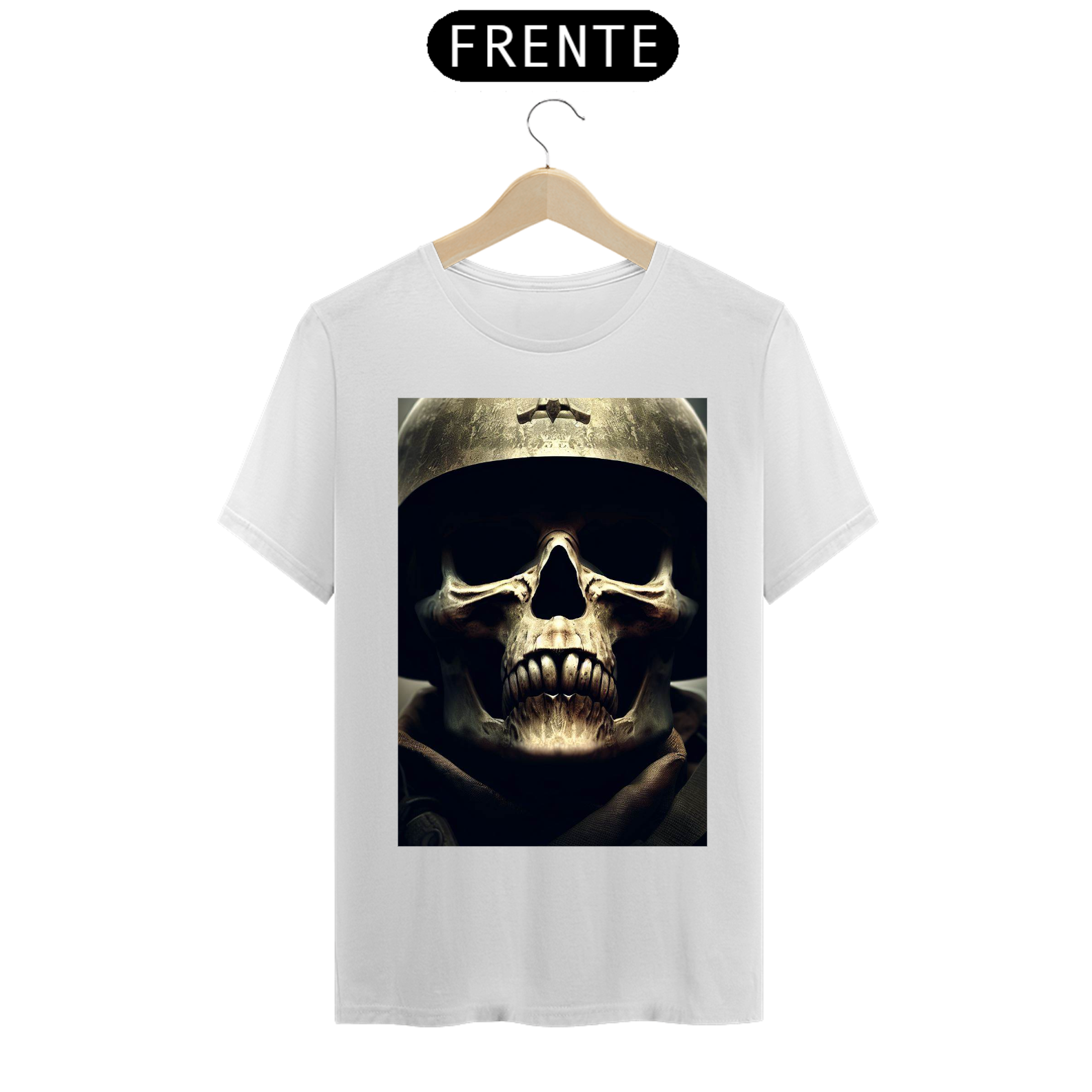 Nome do produto  Camiseta masculina soldado caveira