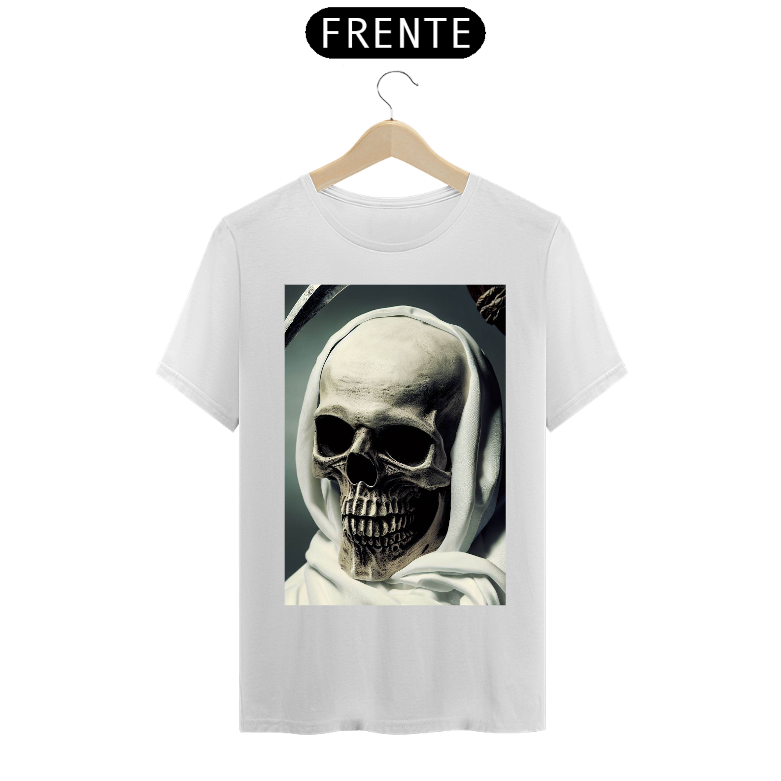 Nome do produto  Camiseta masculina caveira morte