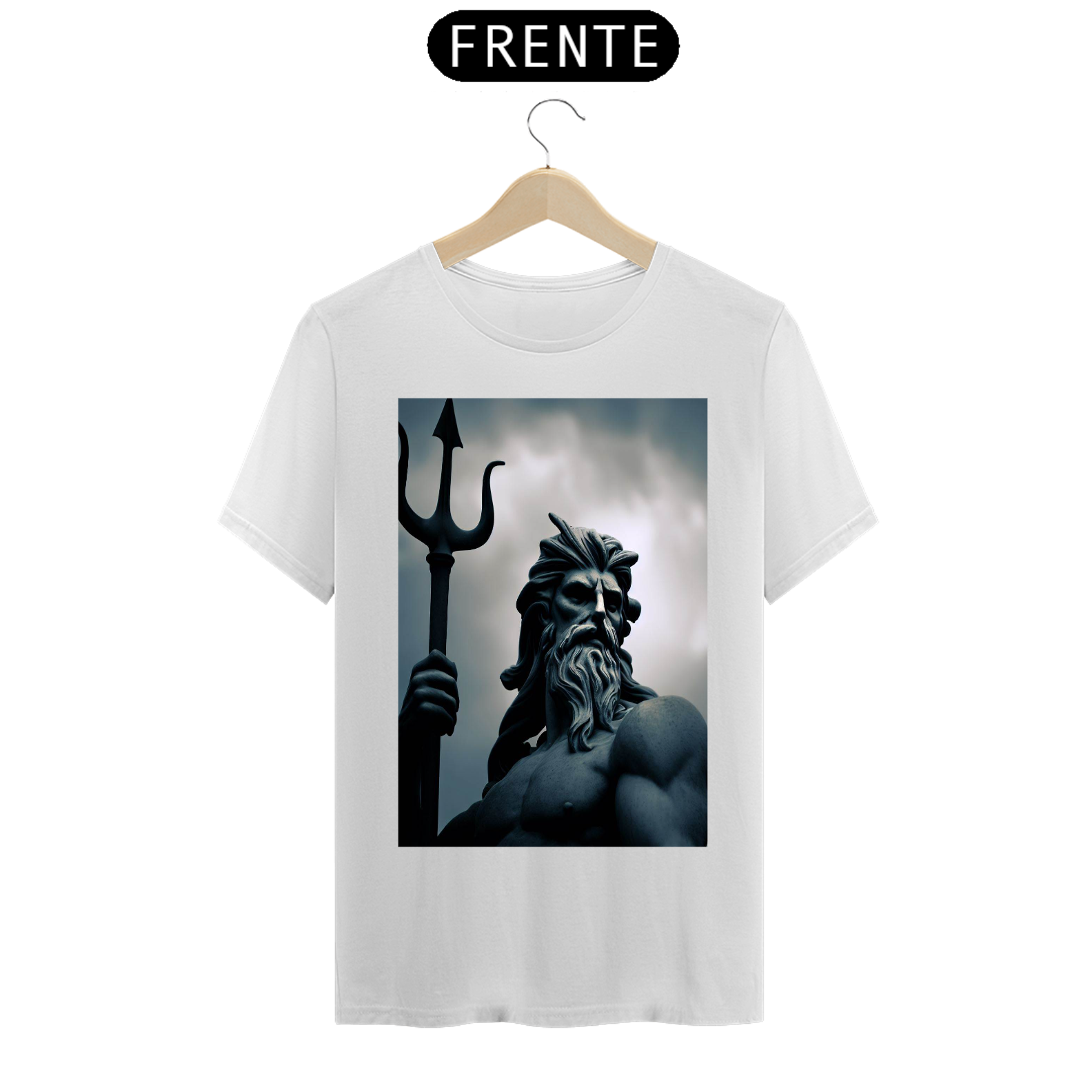 Nome do produto  Camiseta Deuses gregos Poseidon