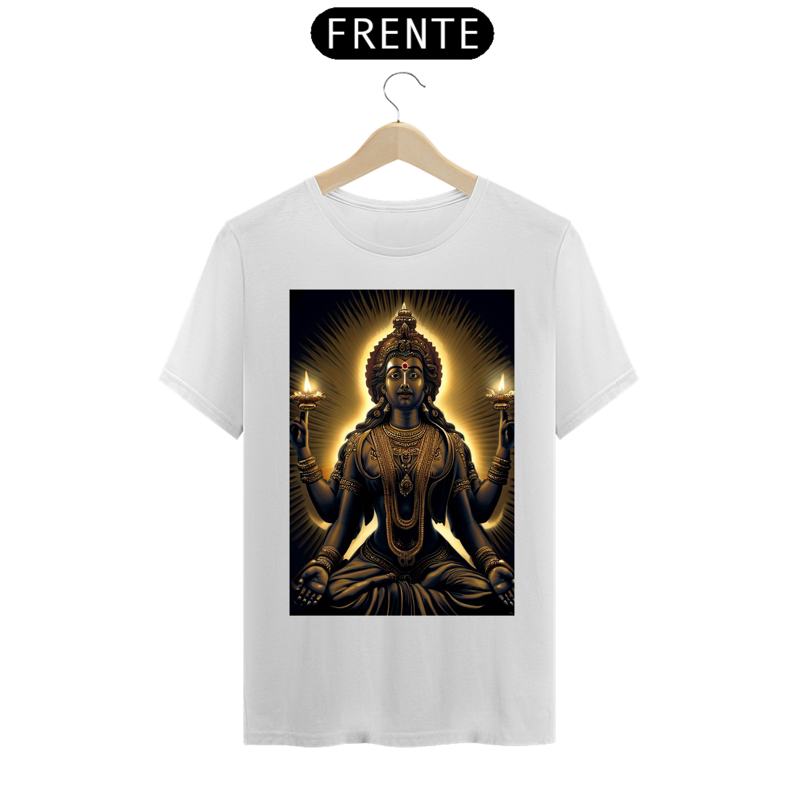 Camiseta Deuses hindus Lakshmi