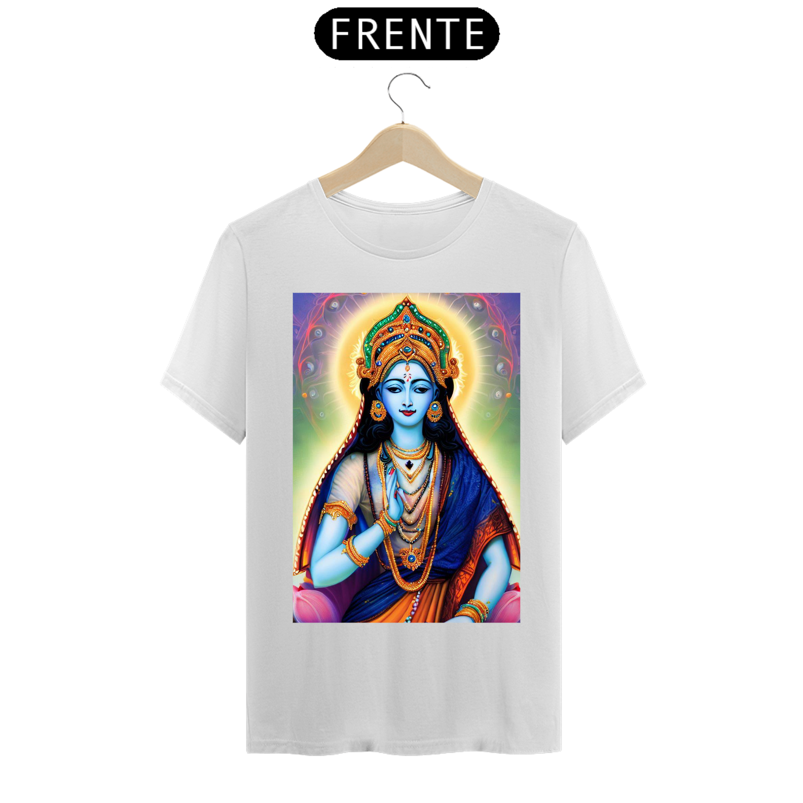 Nome do produto: Camiseta Deuses hindus Hare Krishna