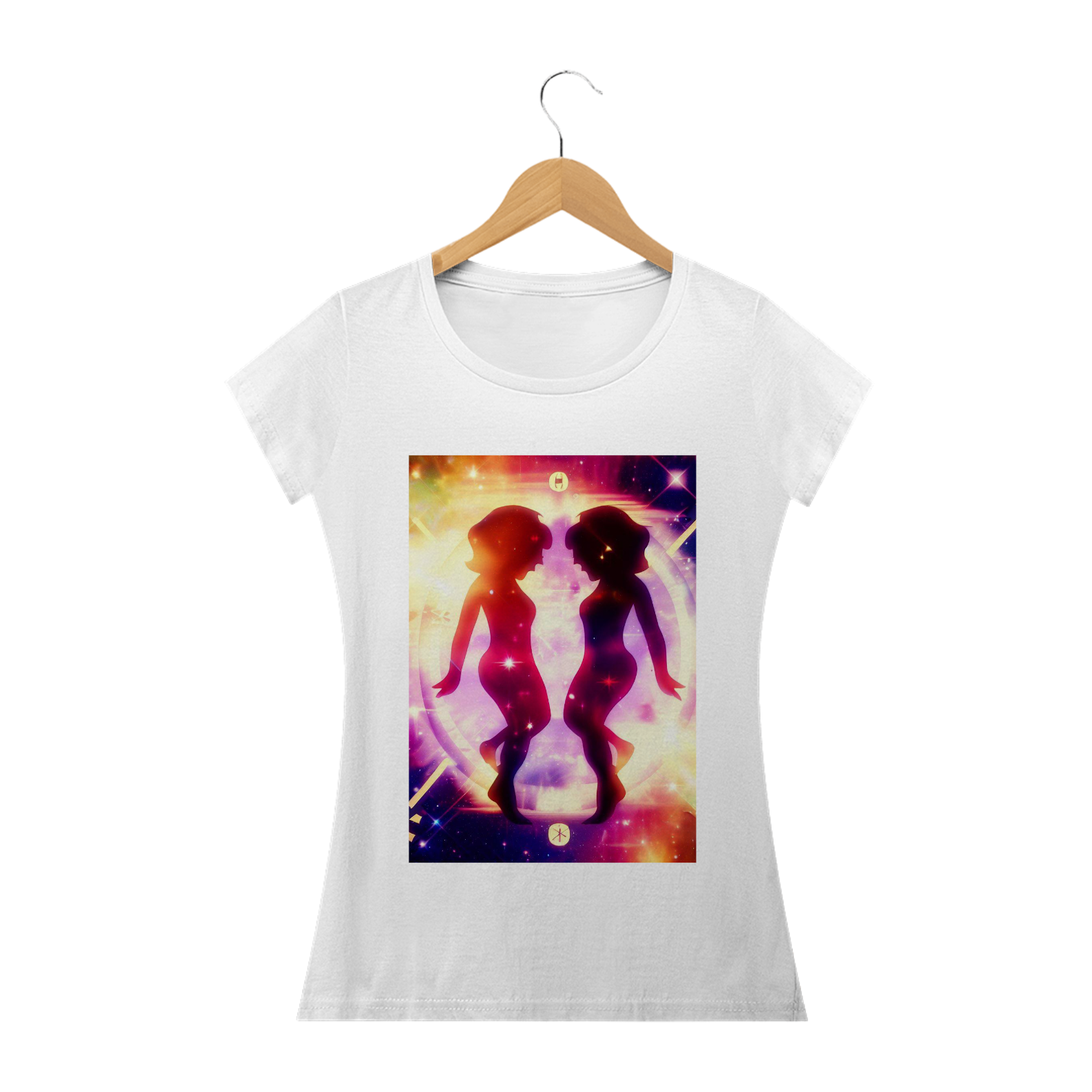 Nome do produto  Camiseta Feminina Signos Gêmeos