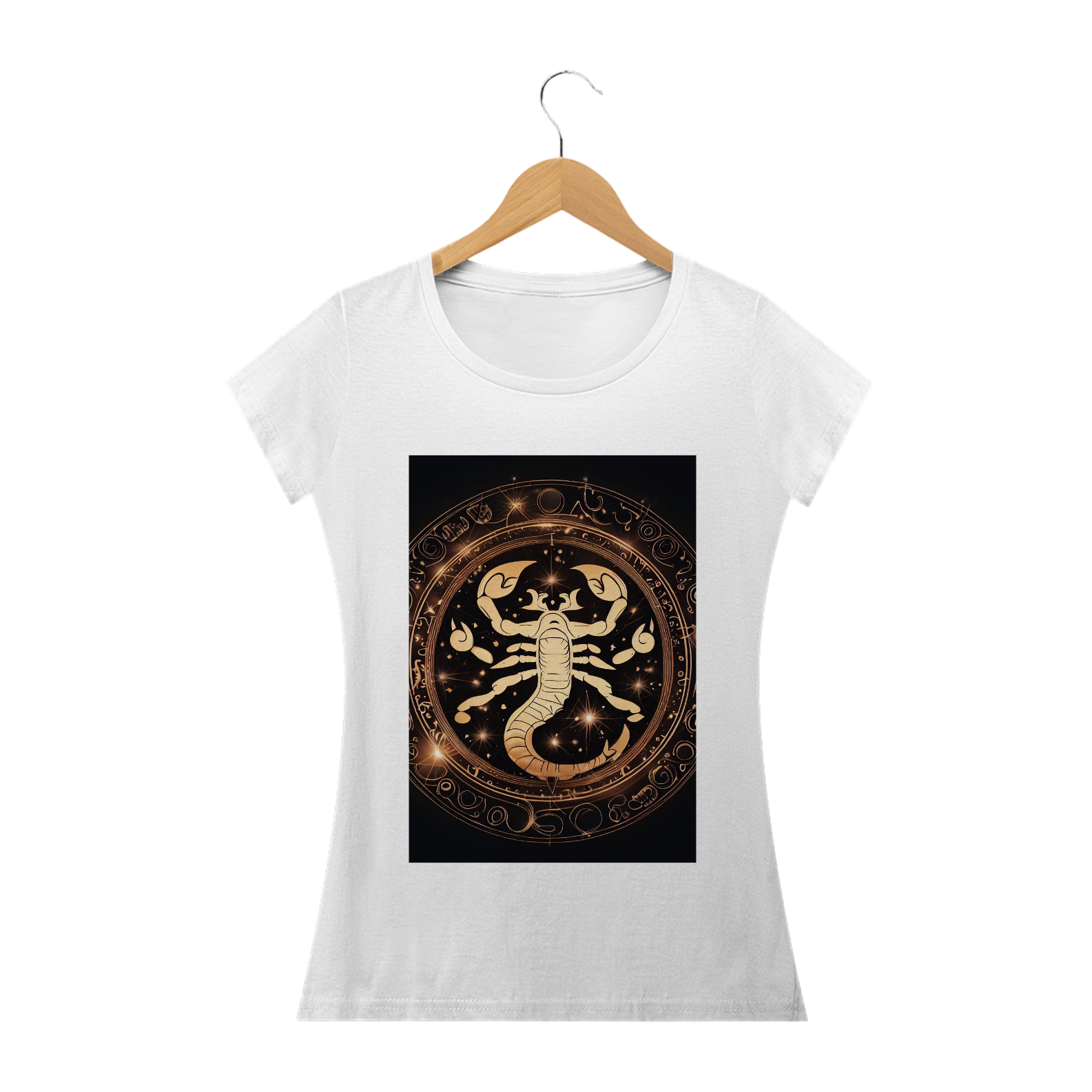 Nome do produto  Camiseta Feminina Signos Escorpião