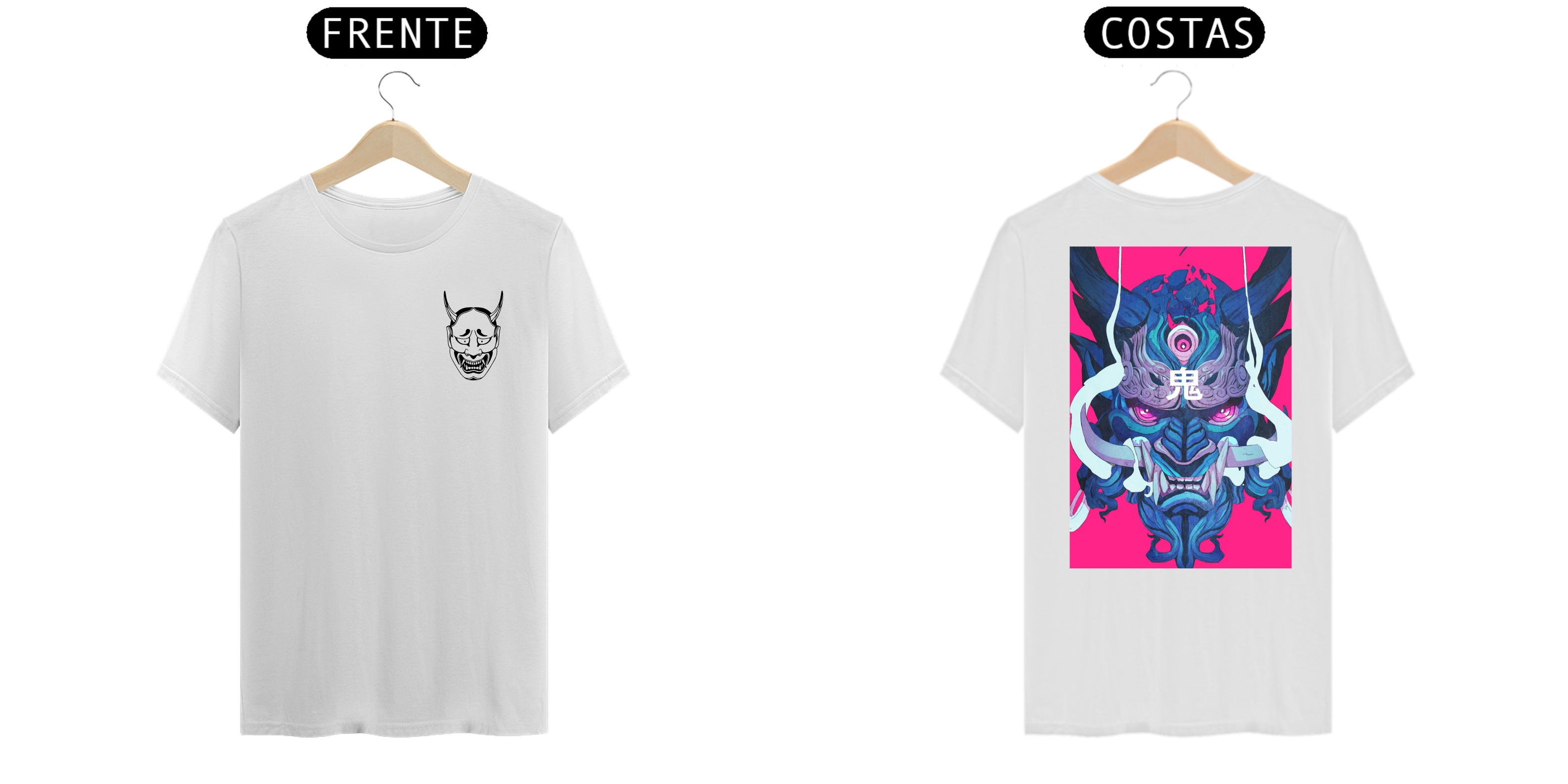 Nome do produto  Camiseta Hannya Japonês Light