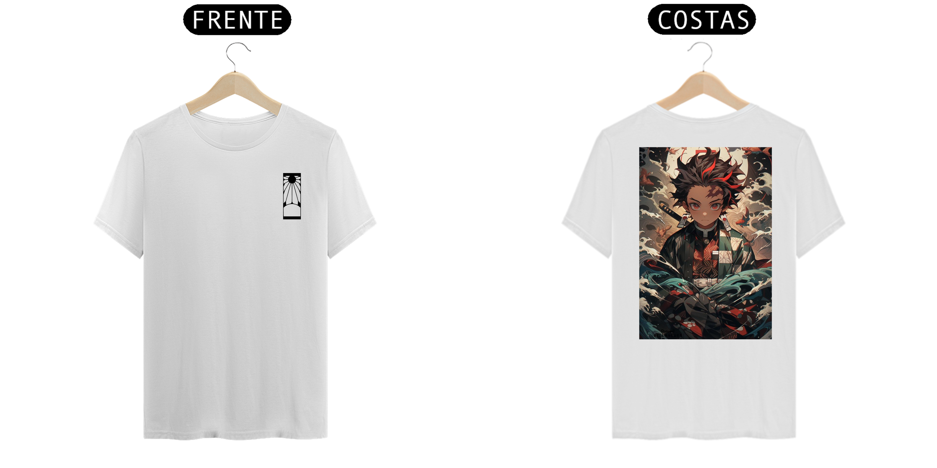 Nome do produto  Camiseta Kimetsu no Yaiba Tanjiro