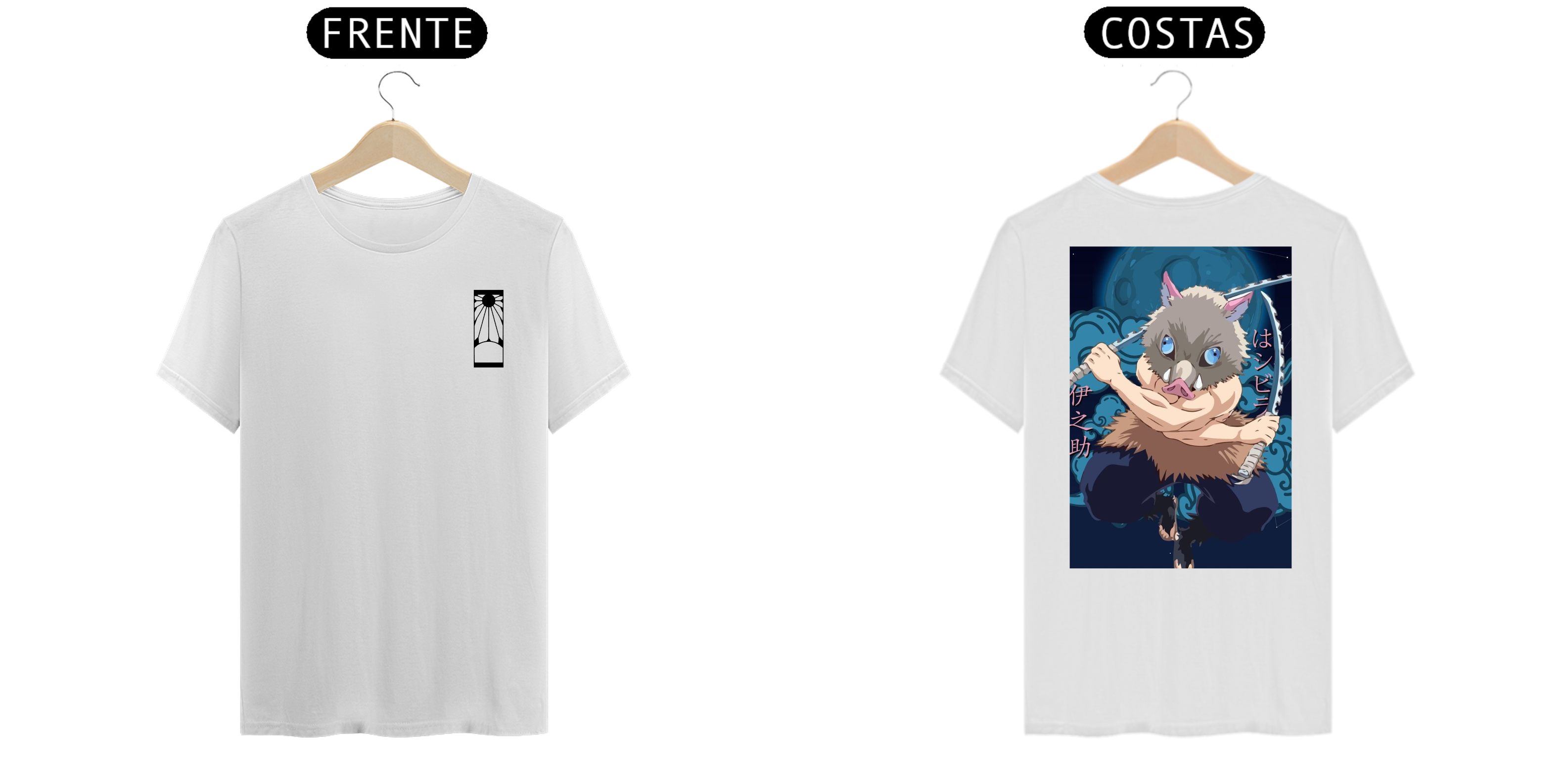 Nome do produto  Camiseta Kimetsu no Yaiba Inosuke