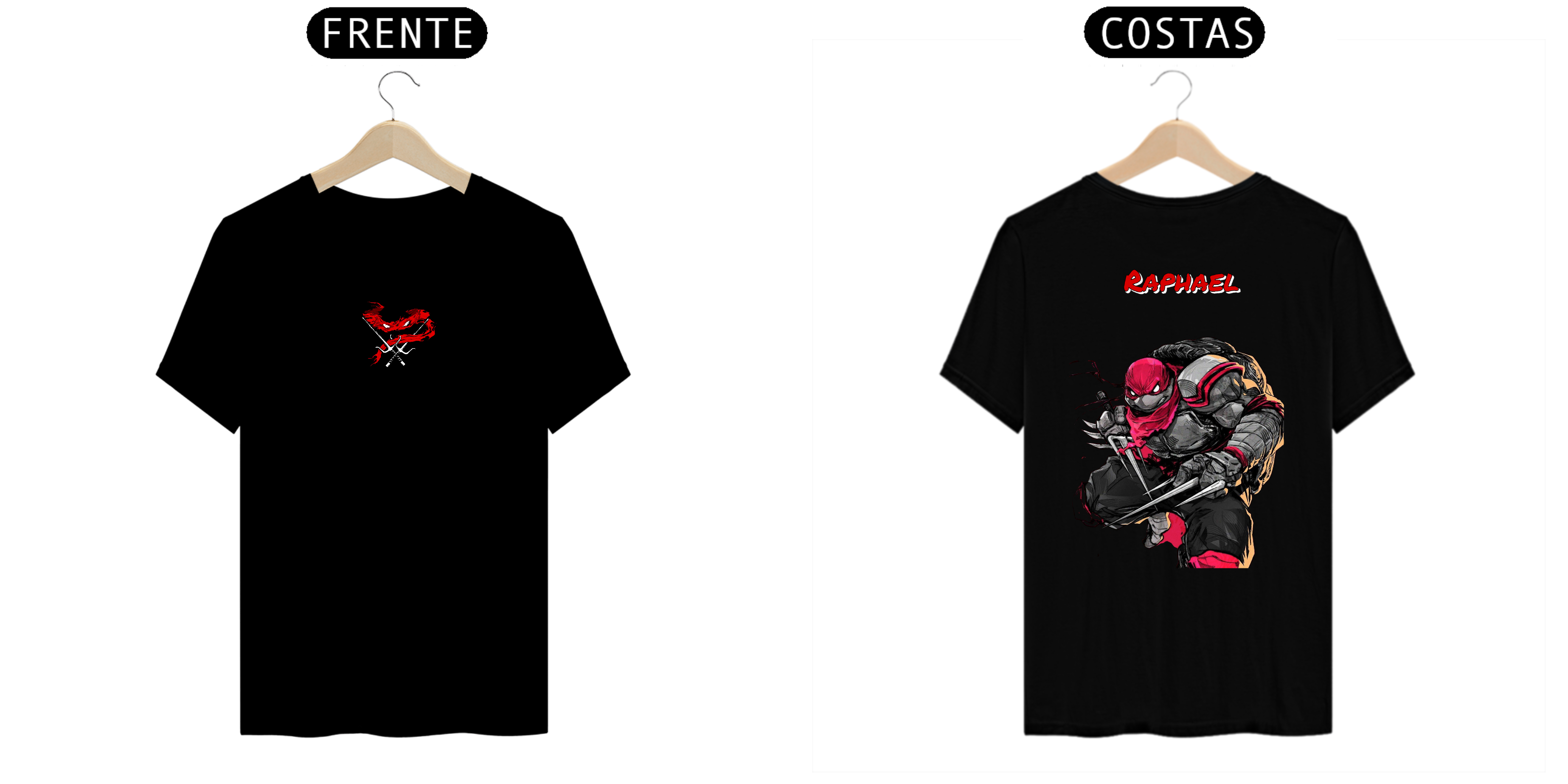 Camiseta Raphael TMNT