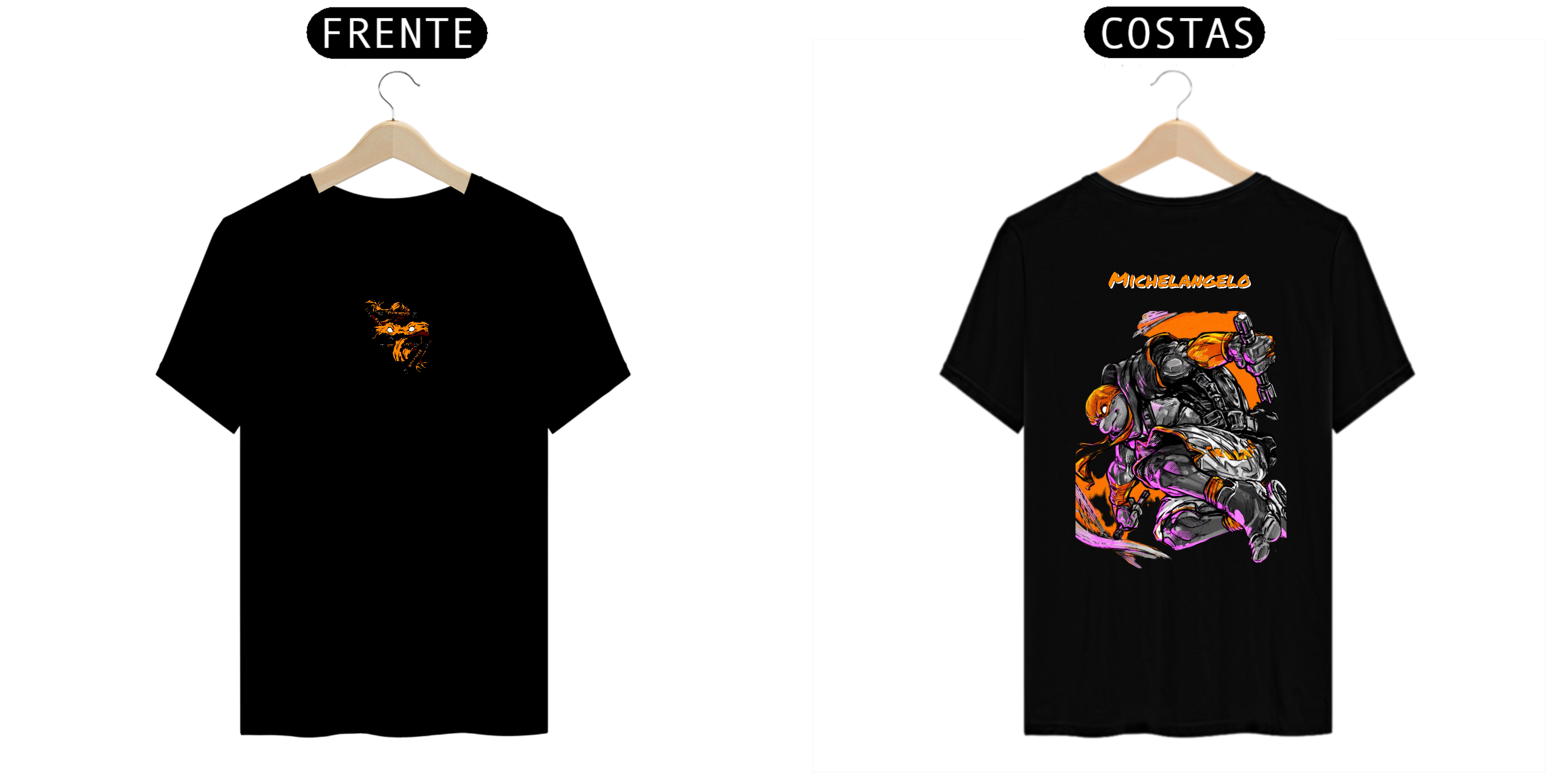 Camiseta Michelangelo TMNT