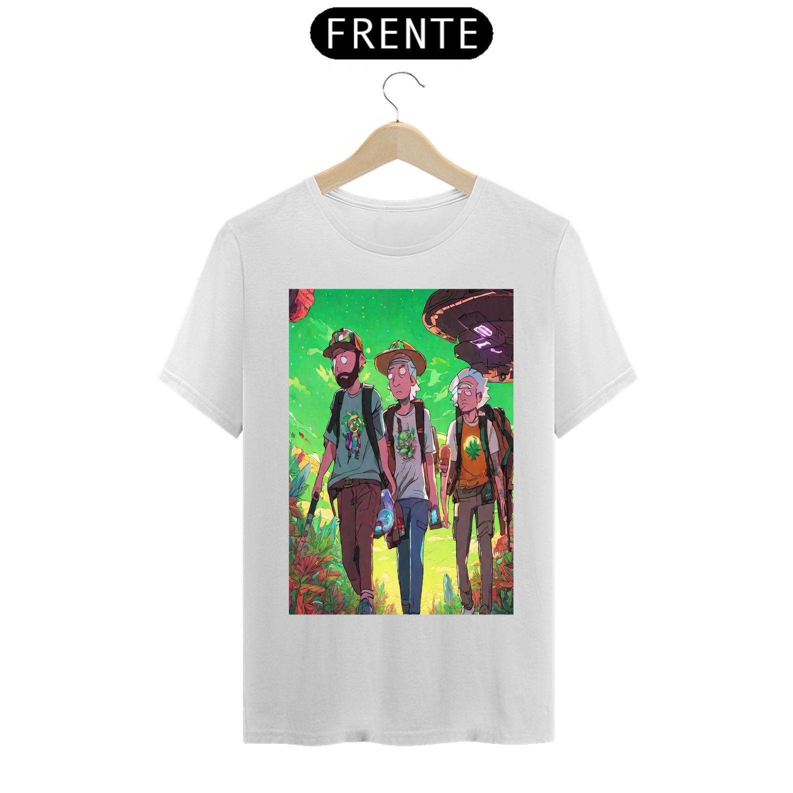 Camiseta Rick and Morty Cannabis 