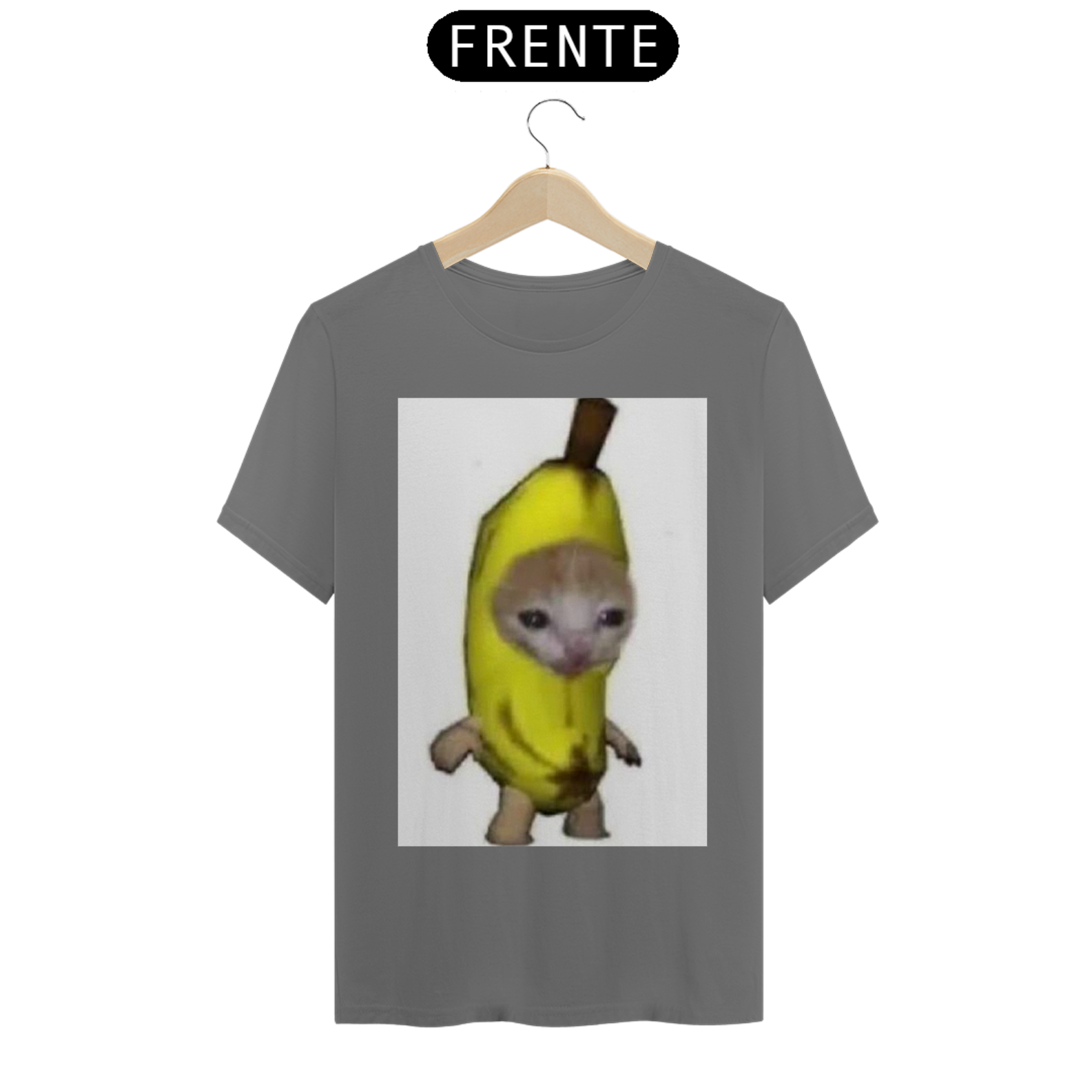 Nome do produto  bananacat meme camisa