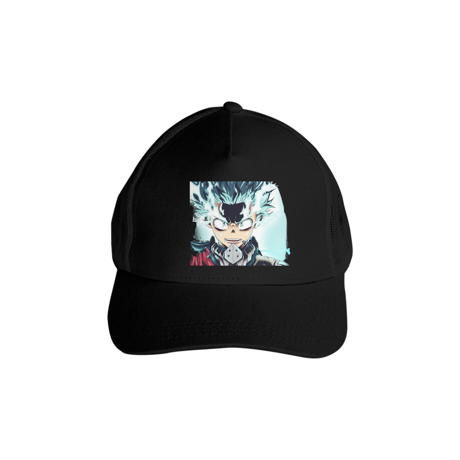 Nome do produto: Boné Americano Trucker Anime Boku no Hero Academia Midoriya