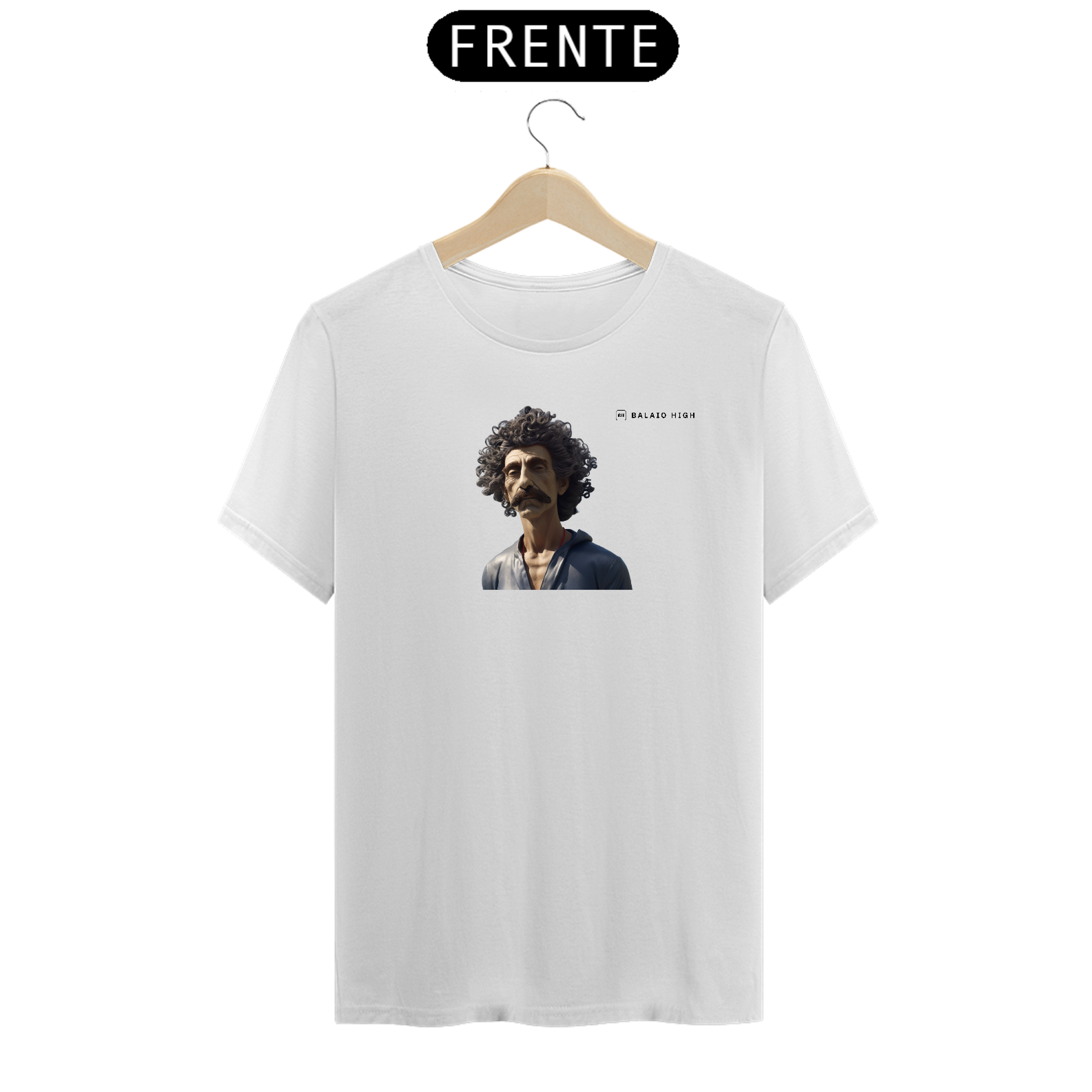 Camiseta Frank Zappa 2 by BALAIO HIGH