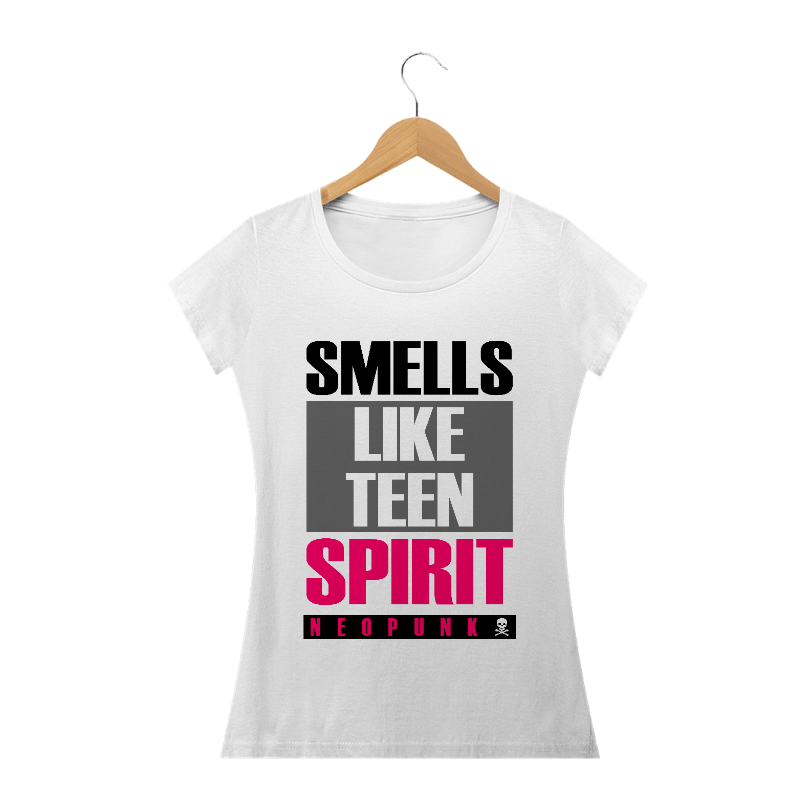 Nome do produto  Camiseta Feminina Smells Like Teen Spirit