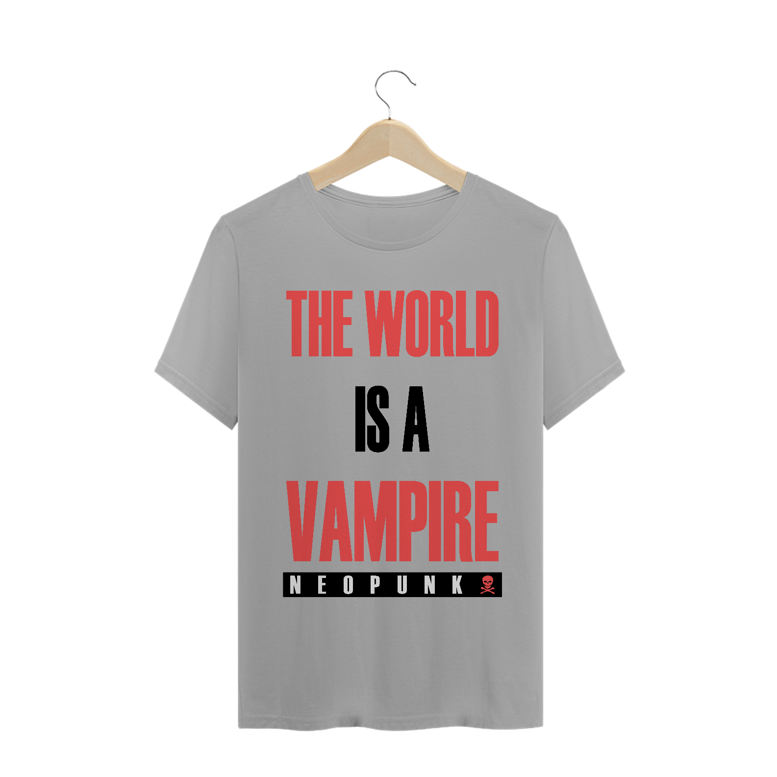 Nome do produto  Camiseta Masculina The World Is A Vampire