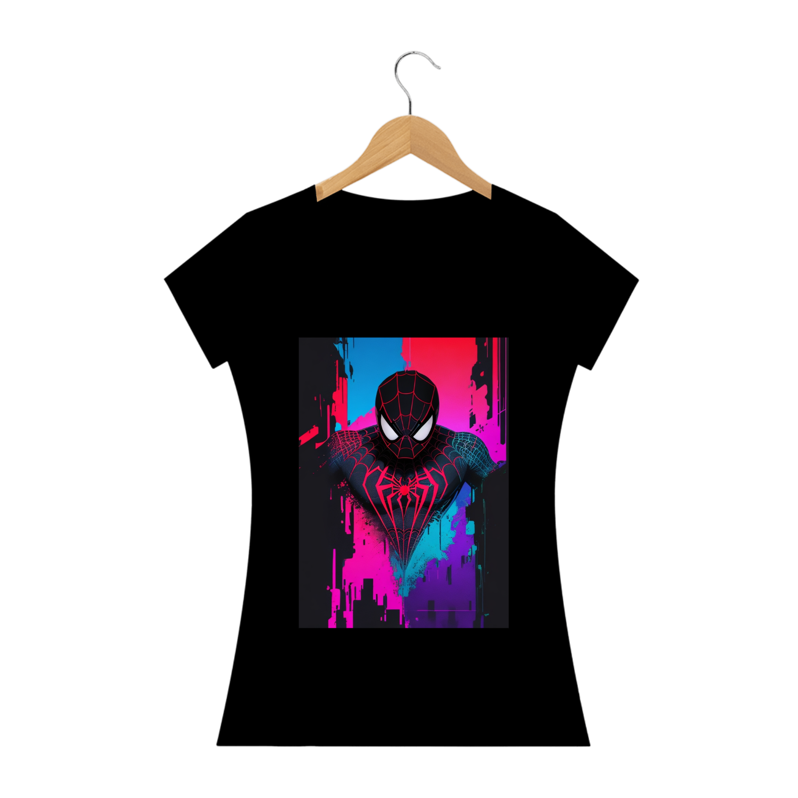 camiseta feminina spider man
