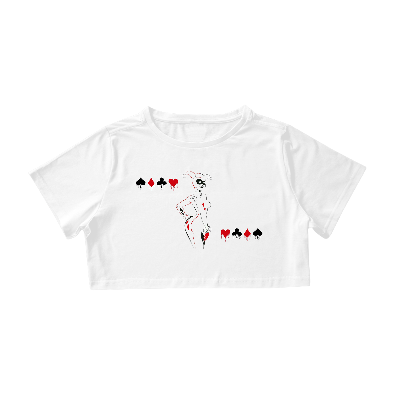 Nome do produto: Camisa da Arlequina animação 