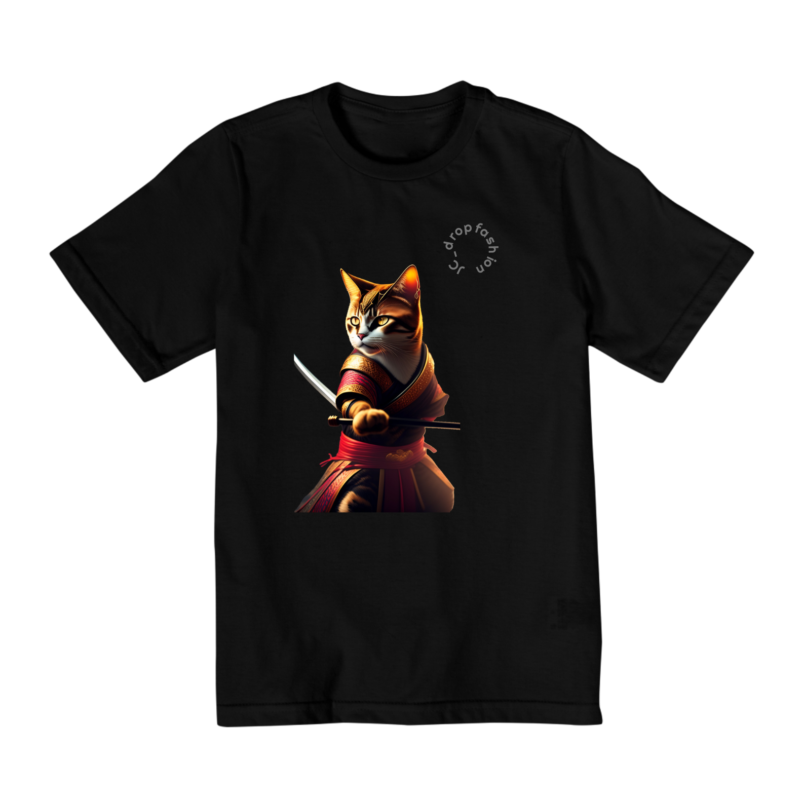 Camisa ninja cat infantil 10 a 14 anos