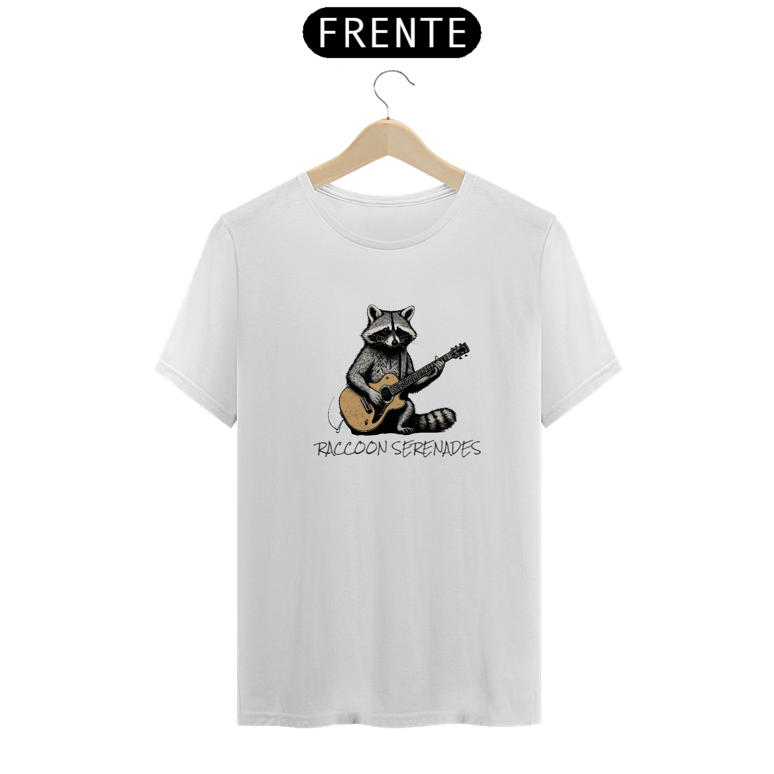 Camiseta Premium - Raccoon Serenades