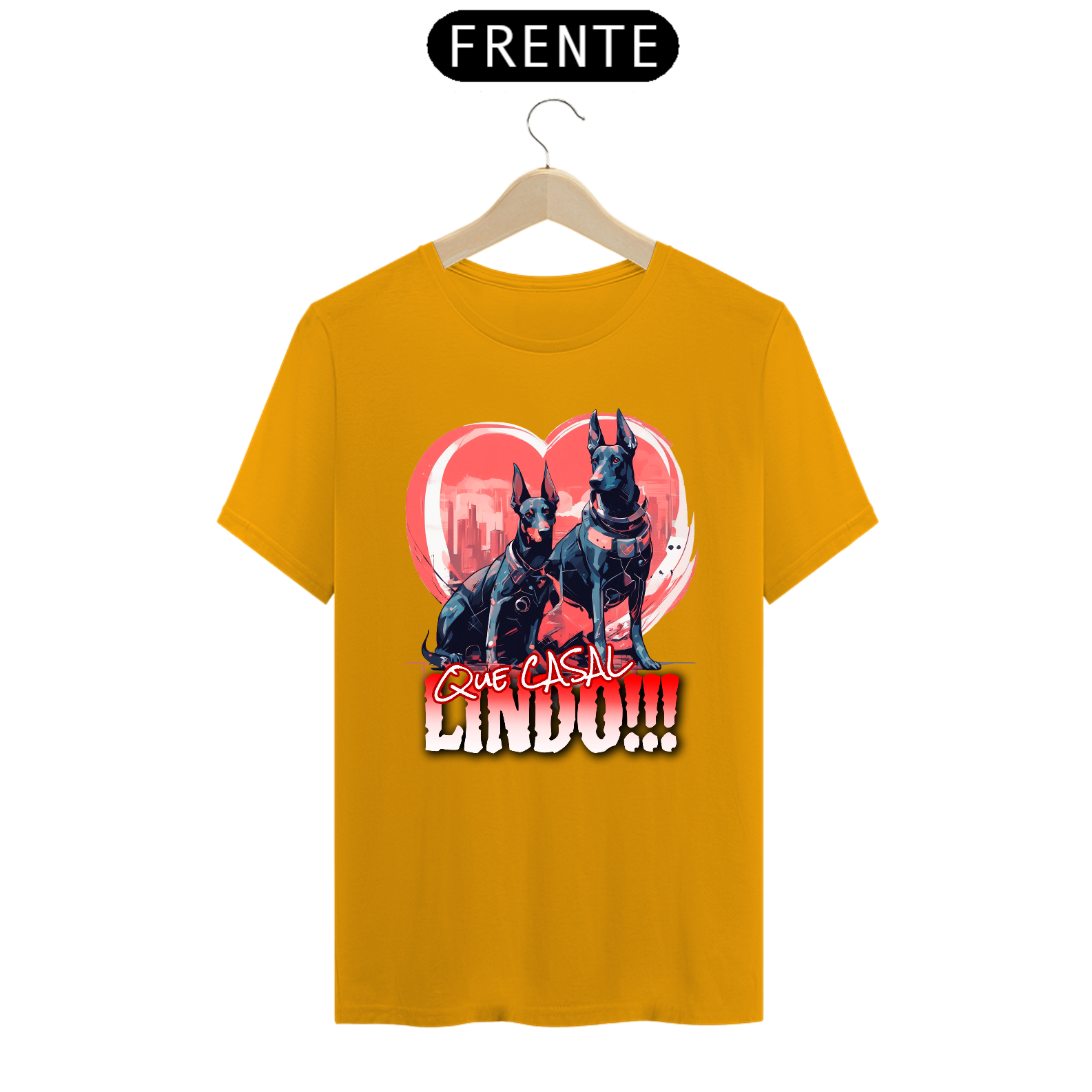 Nome do produto  CAMISA CASAL DOBERMANN 01