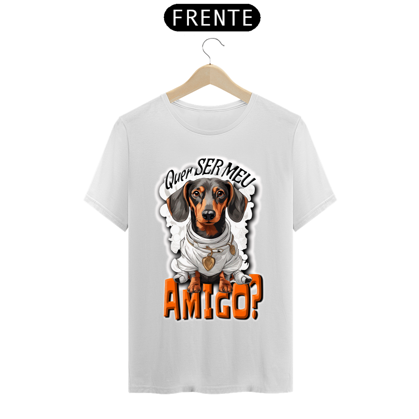 Nome do produto  CAMISA DACHSHUND 01