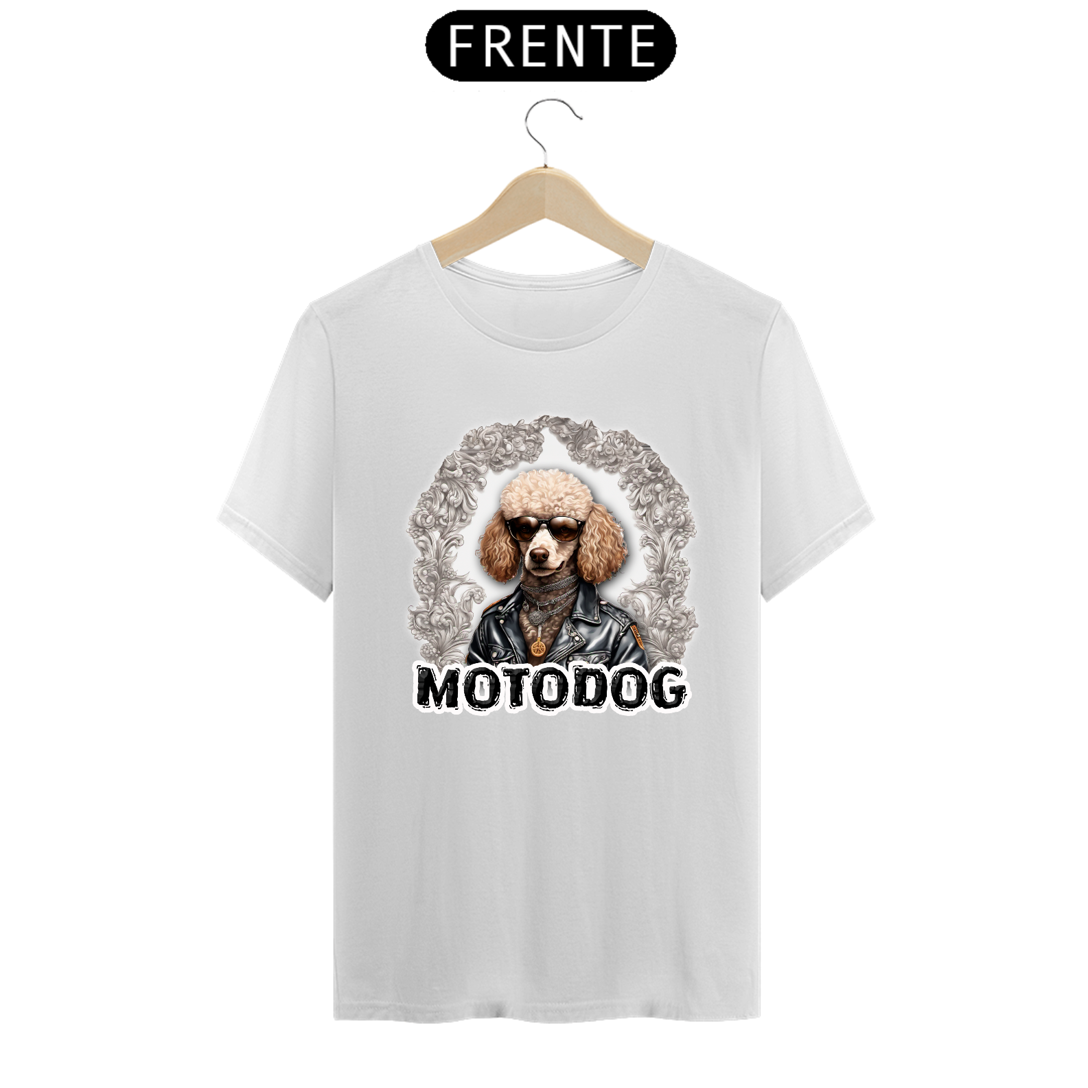 Nome do produto  CAMISA POODLE MOTOQUEIRO 01