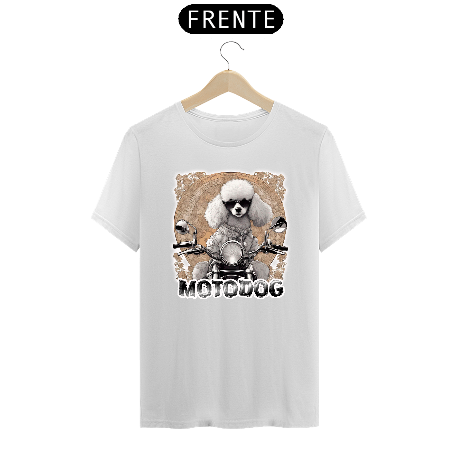 Nome do produto  CAMISA POODLE MOTOQUEIRO 02