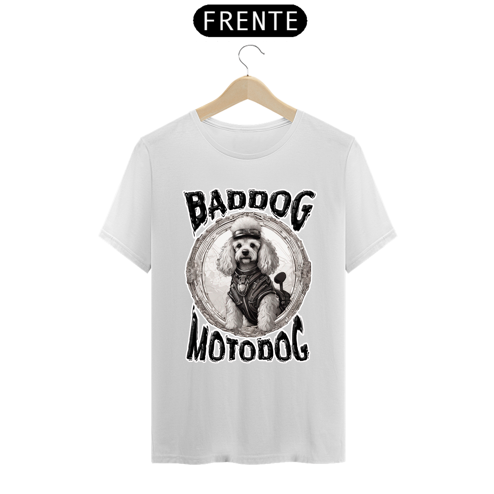 Nome do produto: CAMISA POODLE MOTOQUEIRO 02